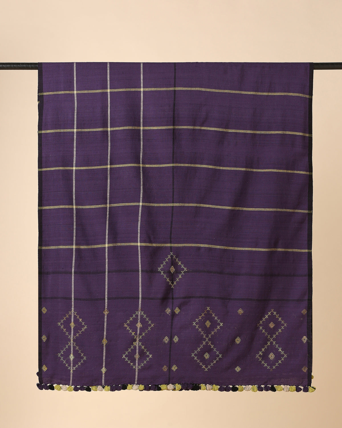 Marsi Bhujodi Extra Weft Wool Silk Shawl