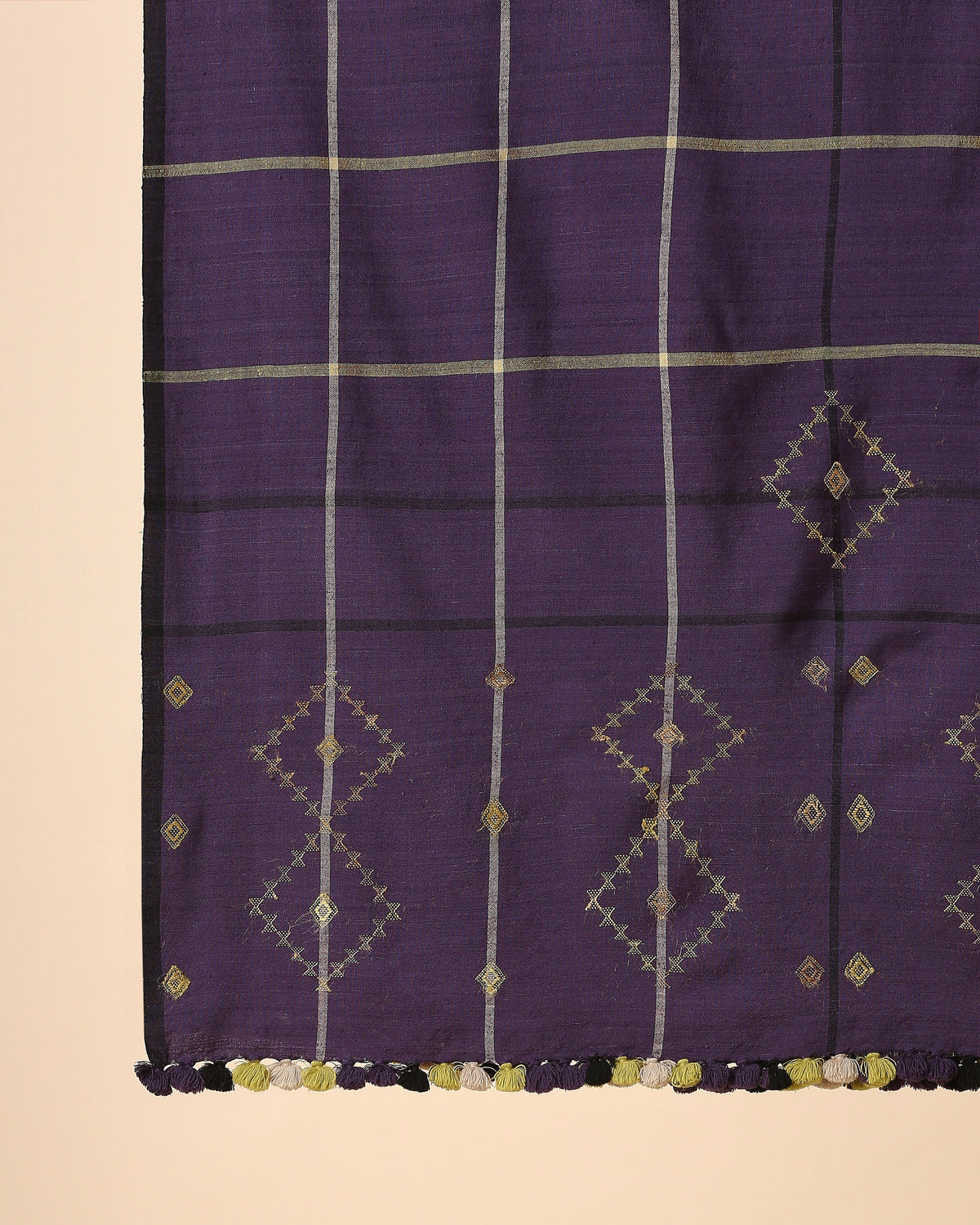 Marsi Bhujodi Extra Weft Wool Silk Shawl