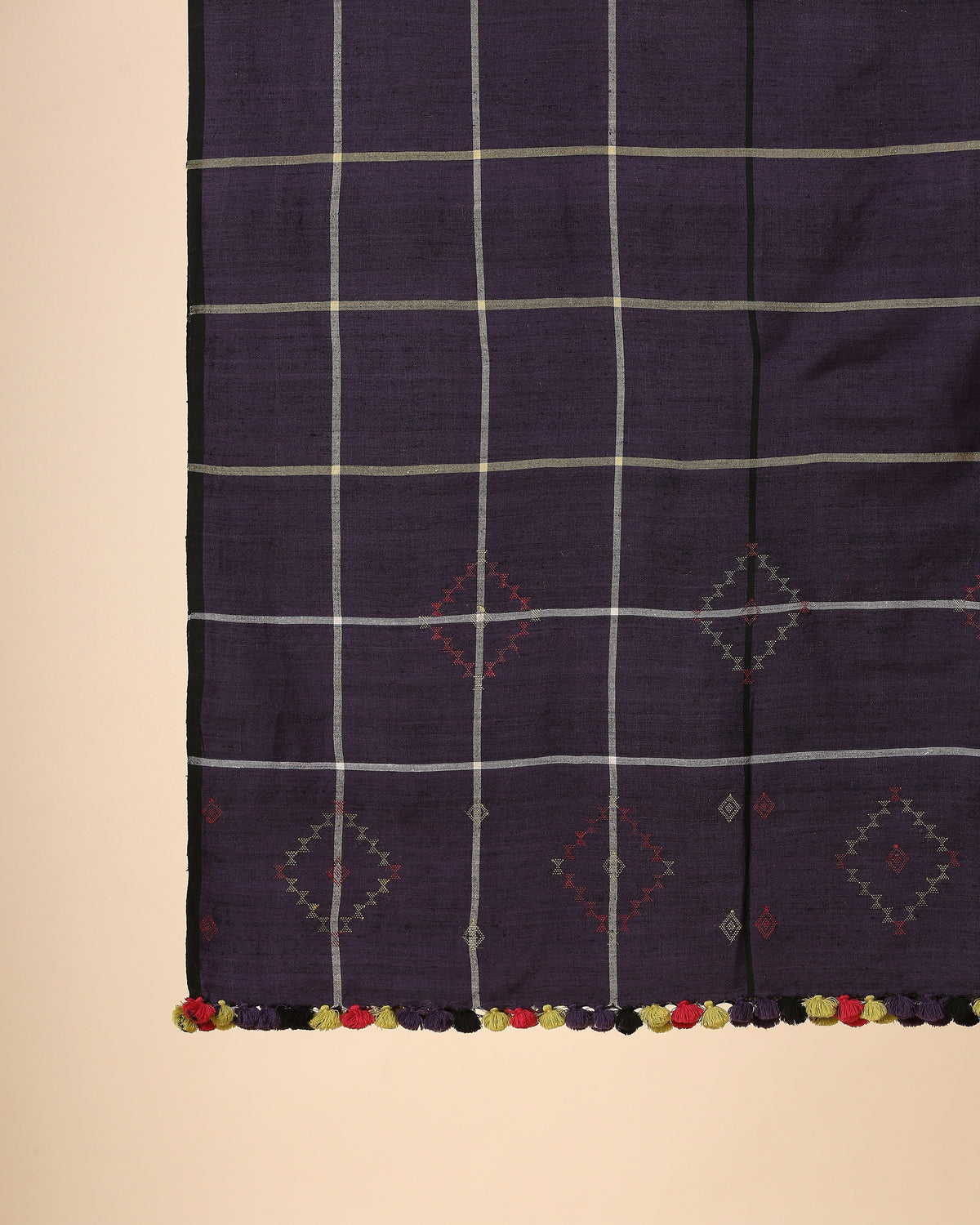 Marsi Bhujodi Extra Weft Wool Silk Shawl