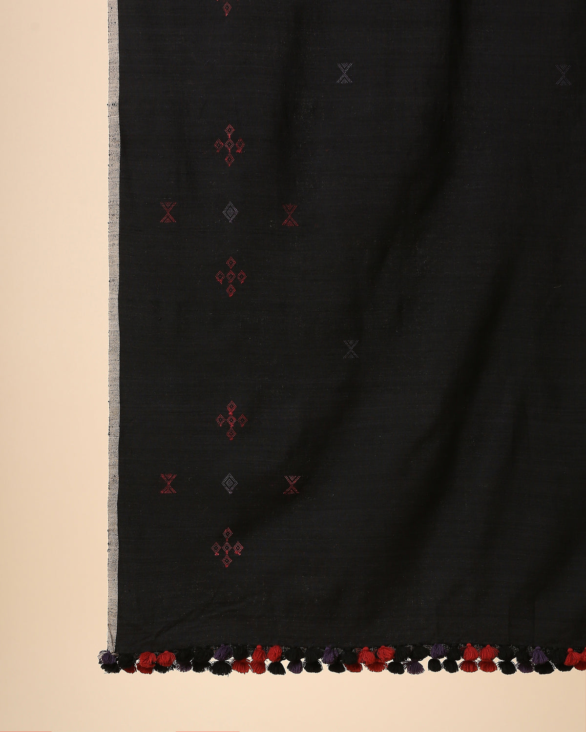 Mellise Bhujodi Extra Weft Wool Silk Shawl