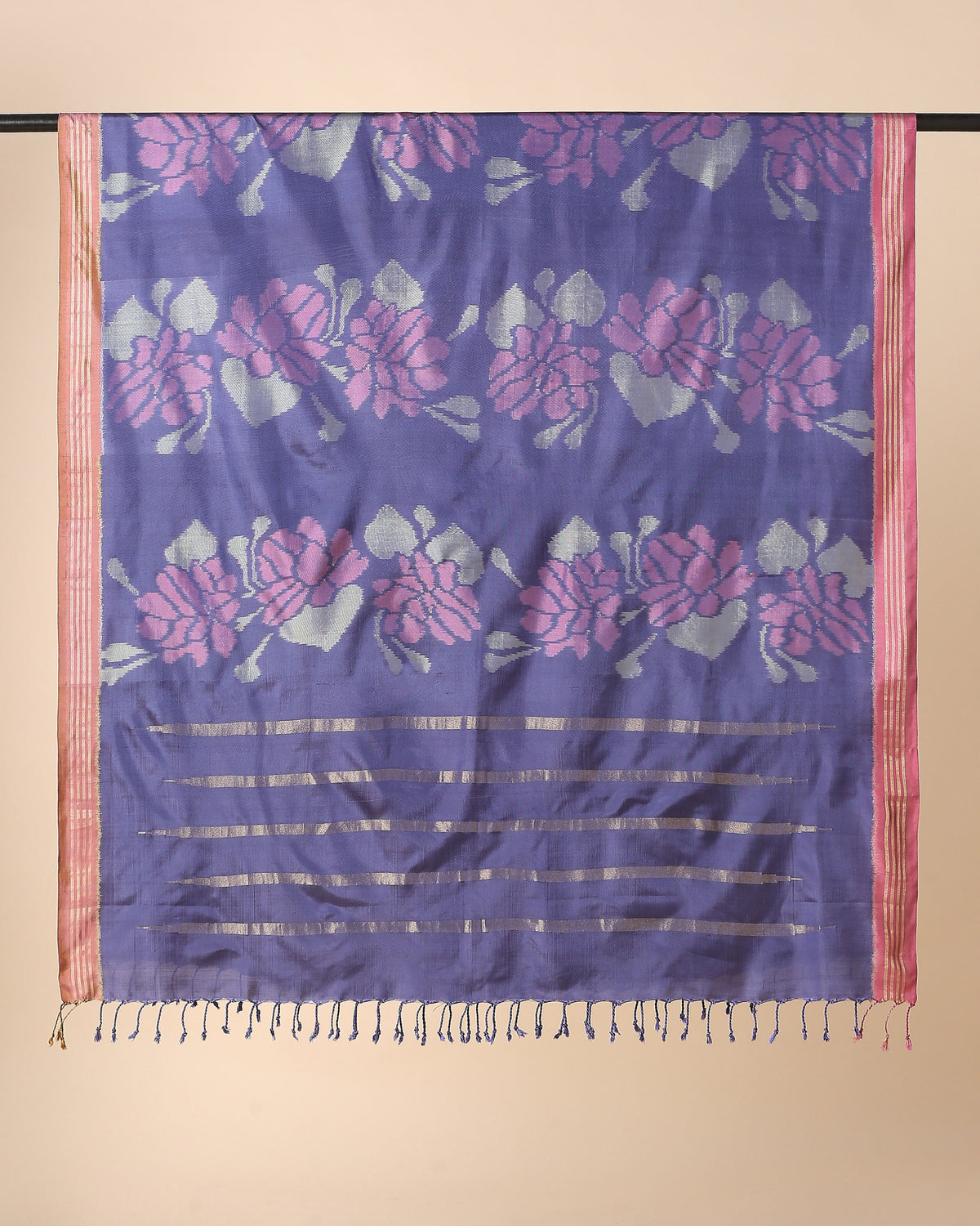 Sawsan Pochampally Weft Ikat Silk Dupatta
