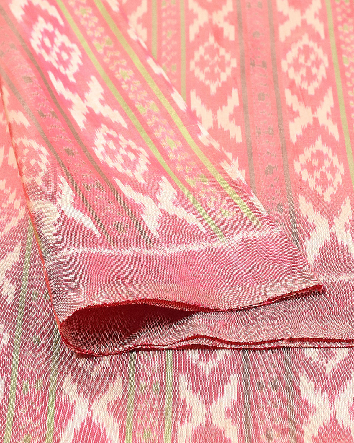 Palan Pochampally Weft Ikat Silk Saree