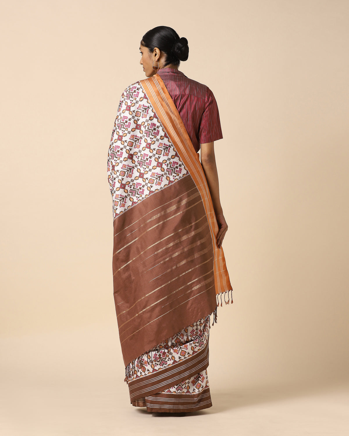 Indukala Pochampally Double Ikat Silk Saree