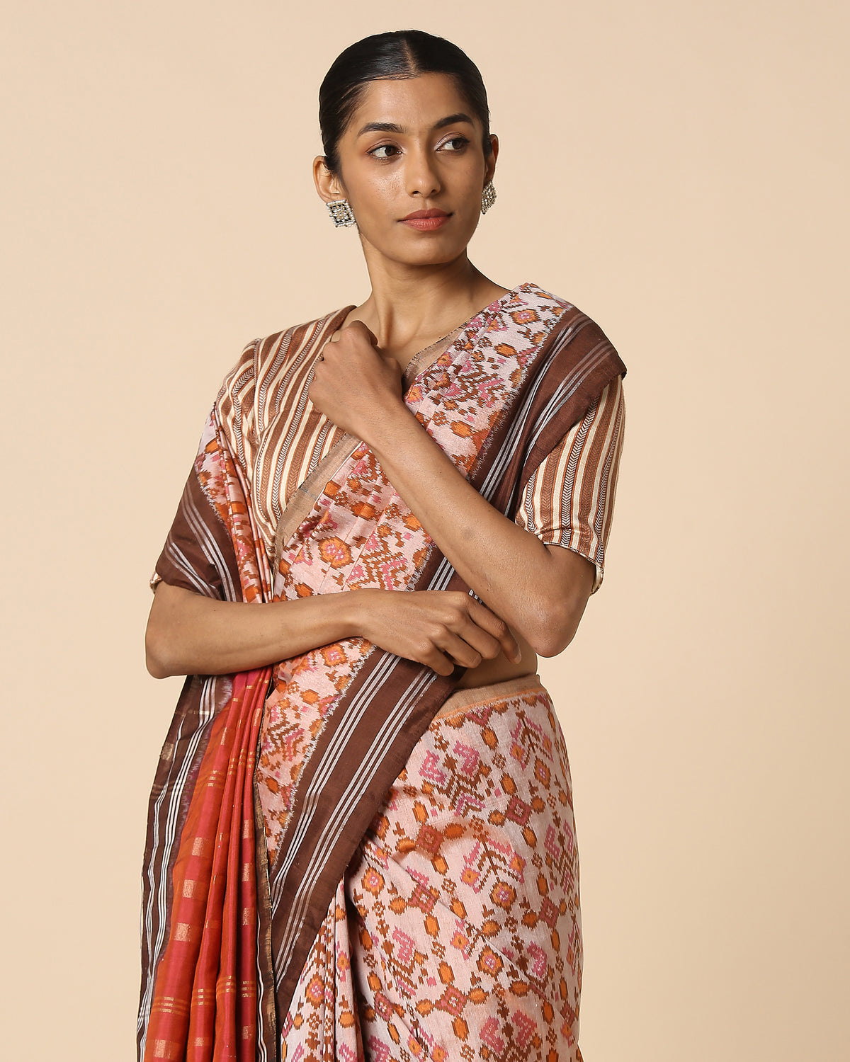 Indukala Pochampally Weft Ikat Silk Saree