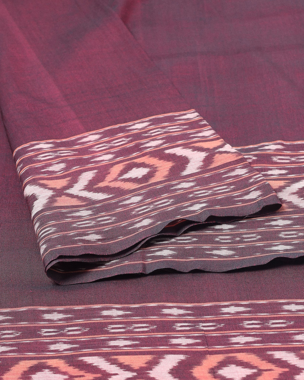 Kanjana Pochampally Warp Ikat Cotton Saree