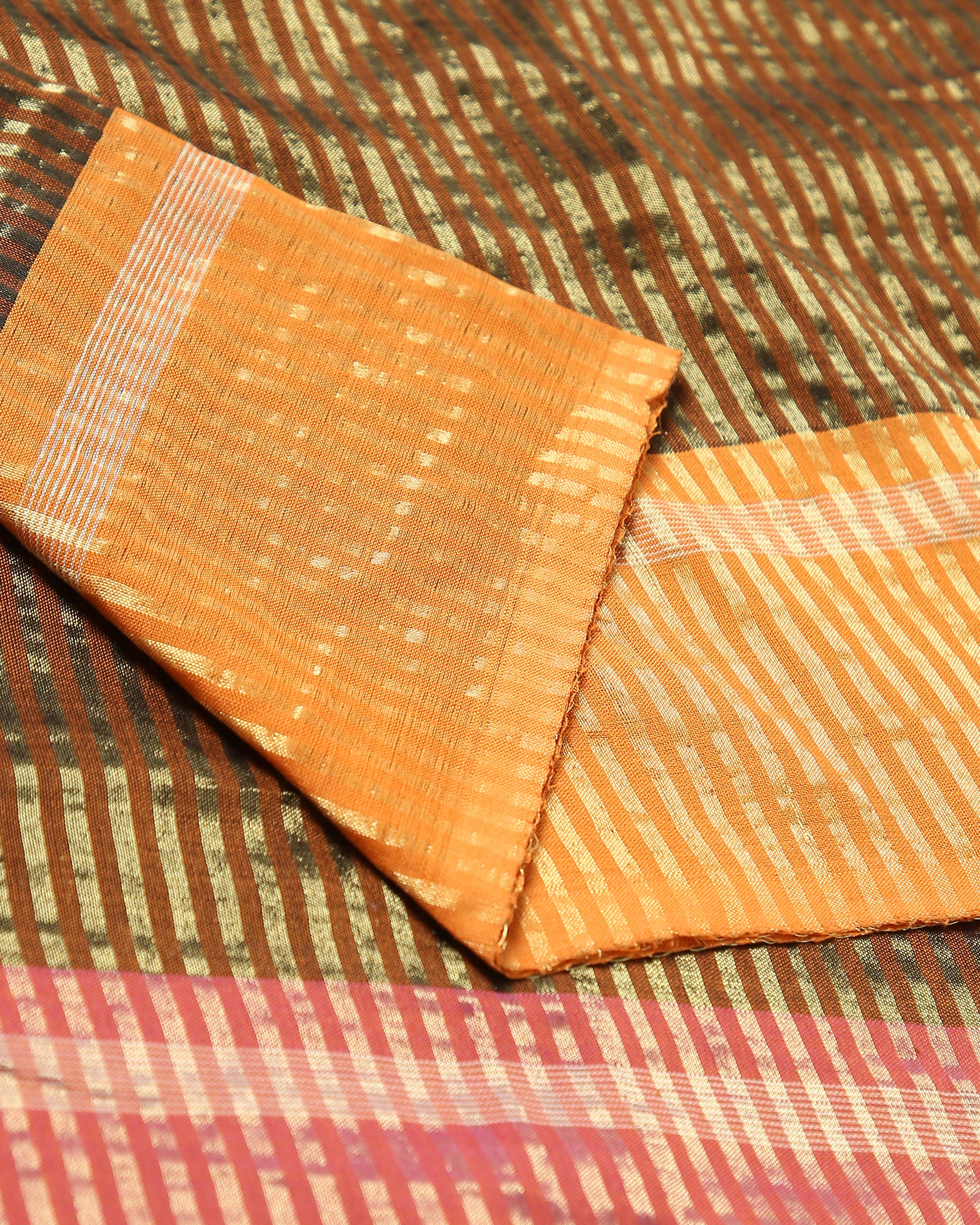 Kapi Pochampally Warp Ikat Cotton Saree