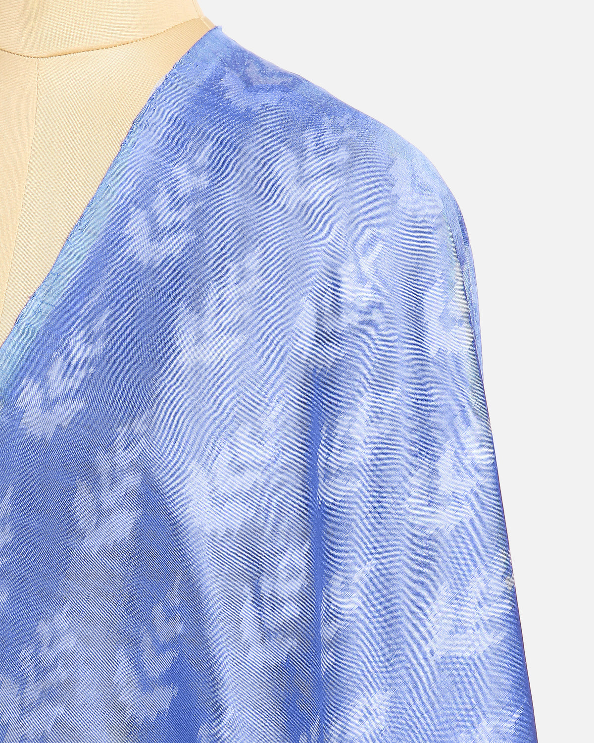 Vira Pochampally Warp Ikat Silk Suit Fabric