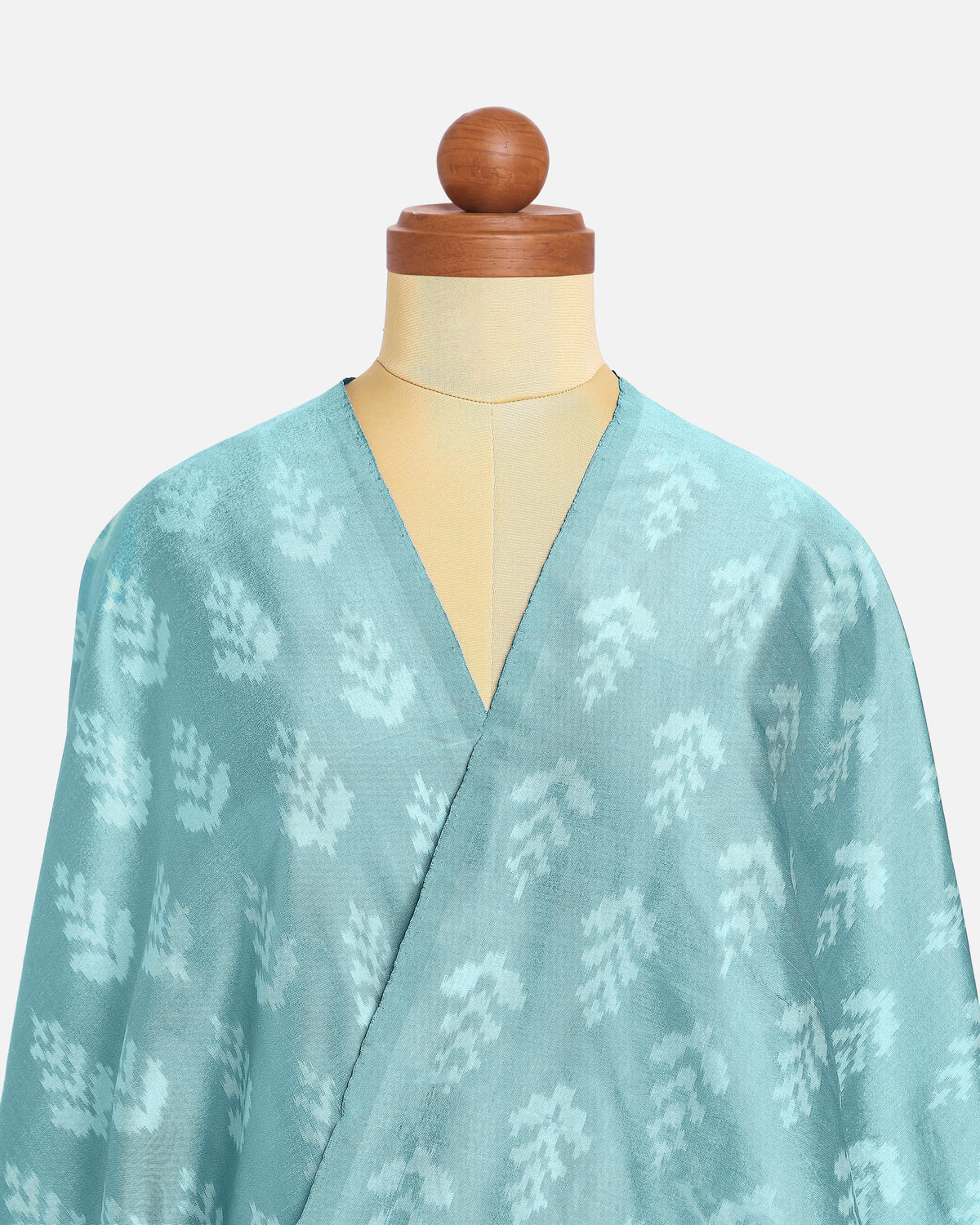 Vira Pochampally Warp Ikat Silk Suit Fabric
