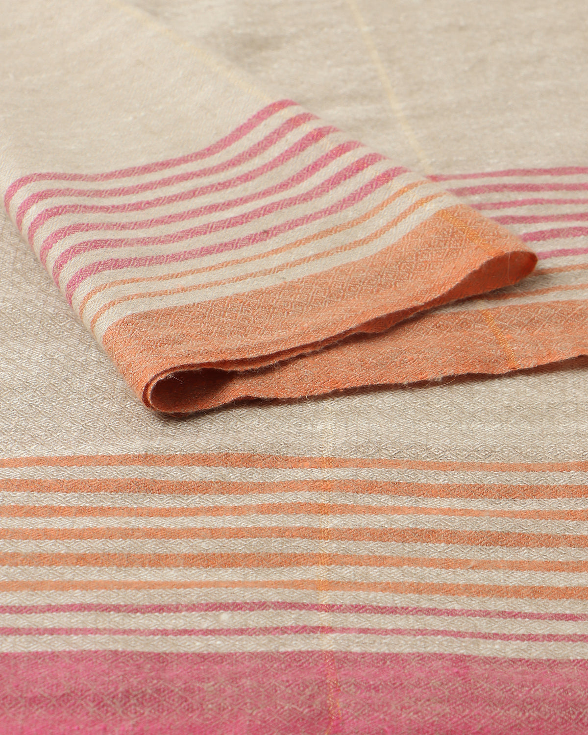 Zoyah Kashmir Sozni Embroidery Pashmina Saree