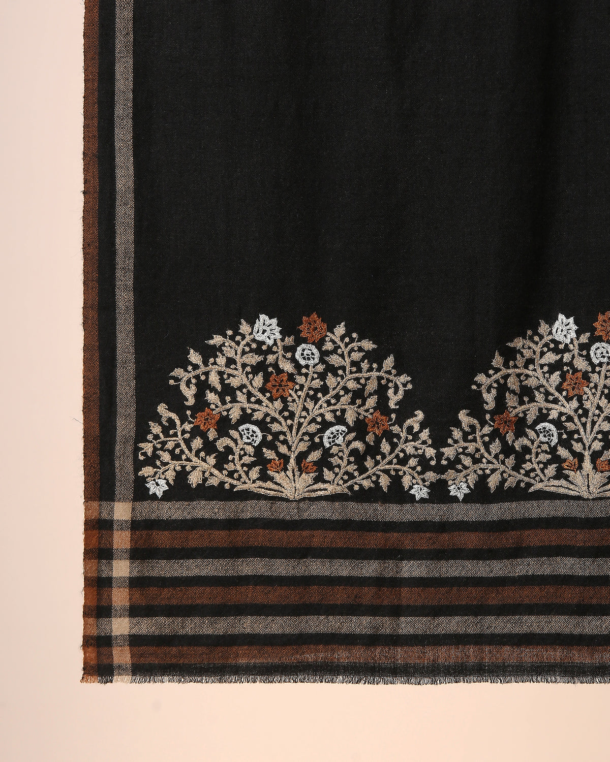 Marlin Kashmir Sozni Embroidery Pashmina Shawl