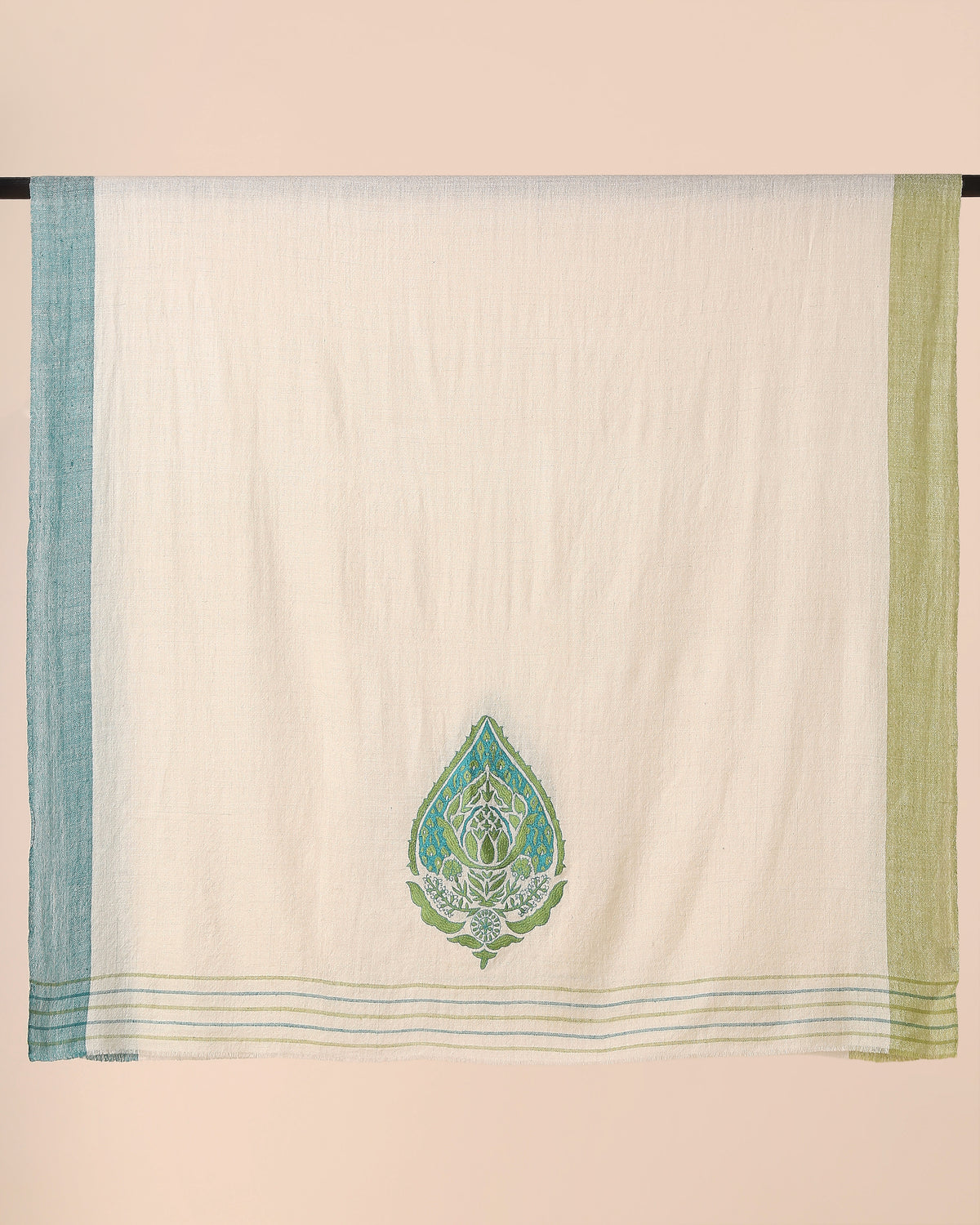 Drupa Kashmir Sozni Embroidery Pashmina Shawl