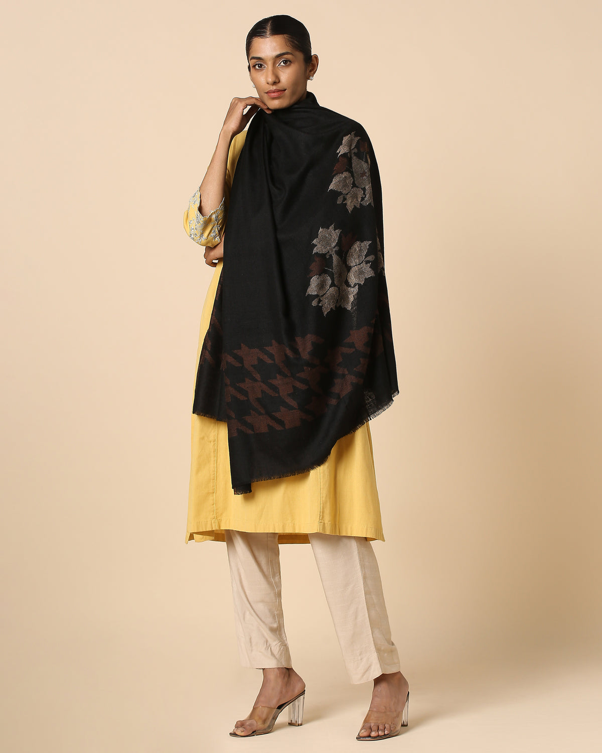 Smarukh Kashmir Kani Pashmina Shawl