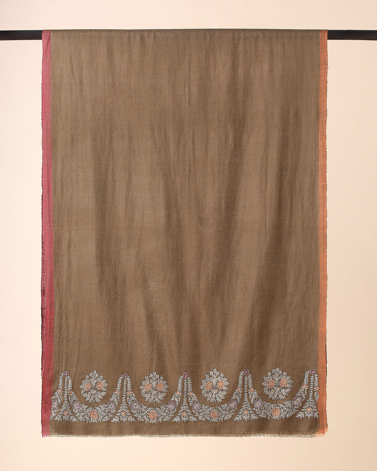 Roush Kashmir Sozni Embroidery Pashmina Stole