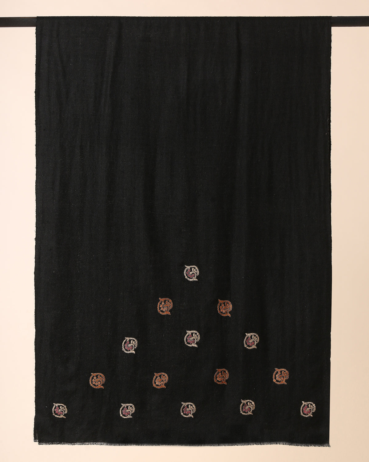 Nazma Kashmir Sozni Embroidery Pashmina Stole