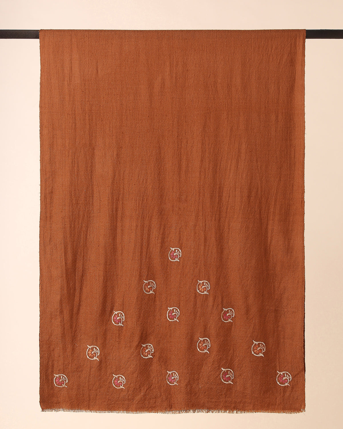 Nazma Kashmir Sozni Embroidery Pashmina Stole