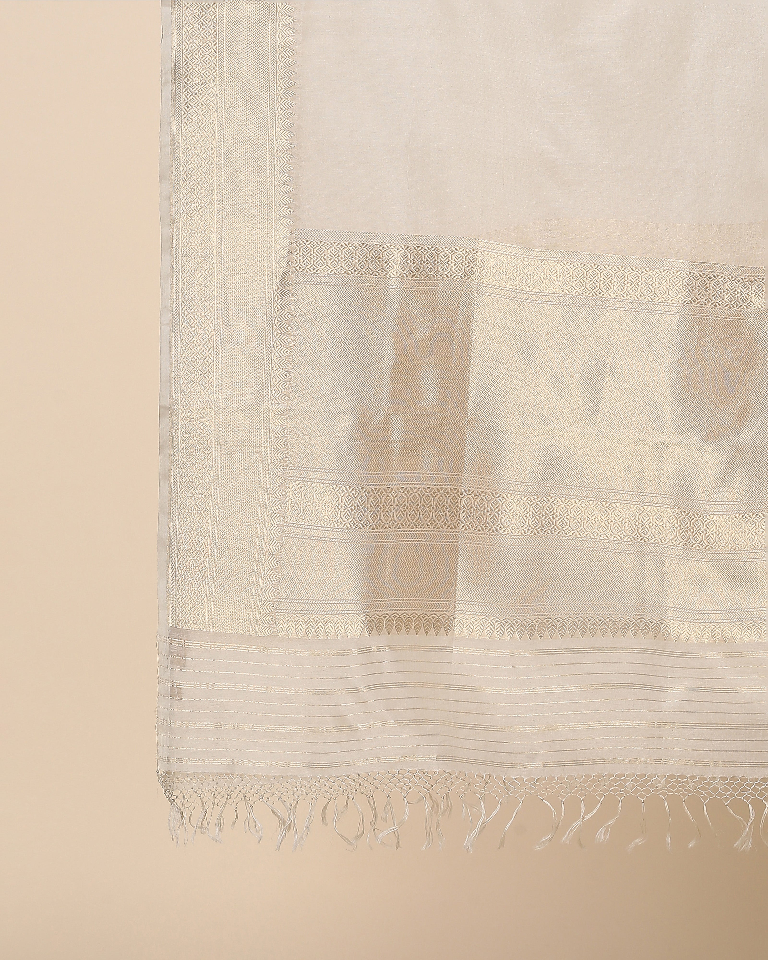 Alayna Banarasi Kadwa Silk Cotton Dupatta