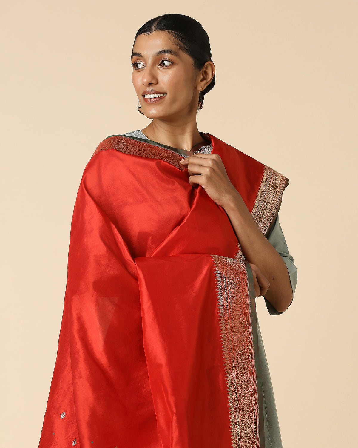 Satya Banarasi Kadwa Silk Dupatta