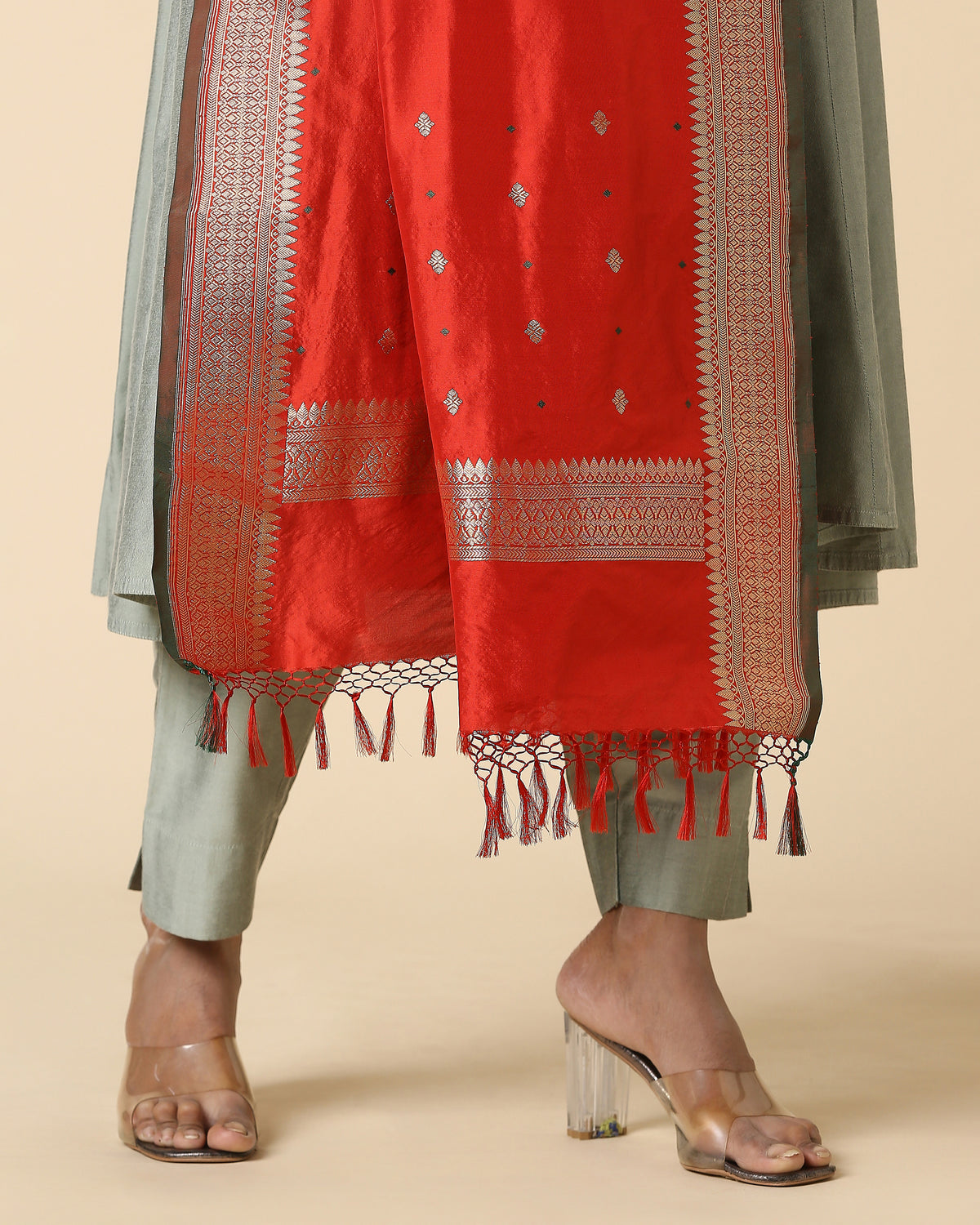 Satya Banarasi Kadwa Silk Dupatta