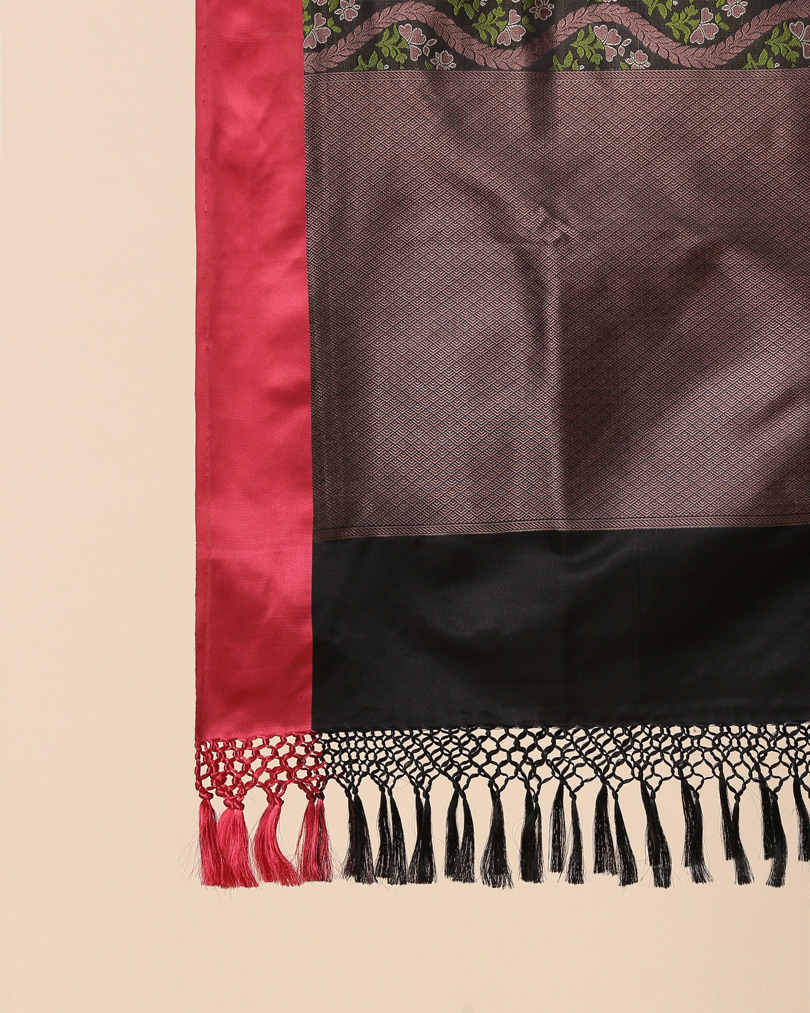 Ruhei Banarasi Tanchoi And Kadwa Silk Dupatta