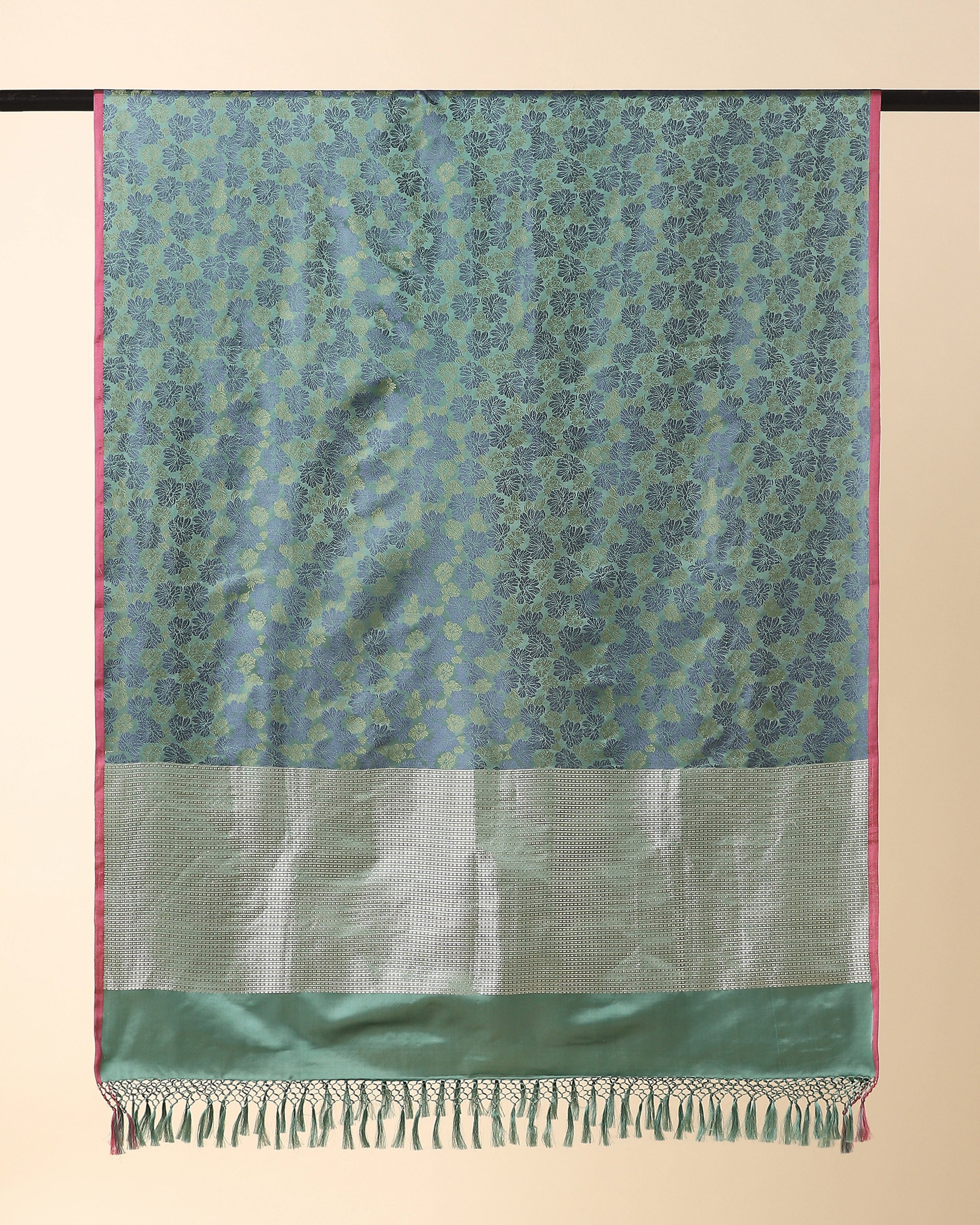 Alani Banarasi Tanchoi And Kadwa Silk Dupatta