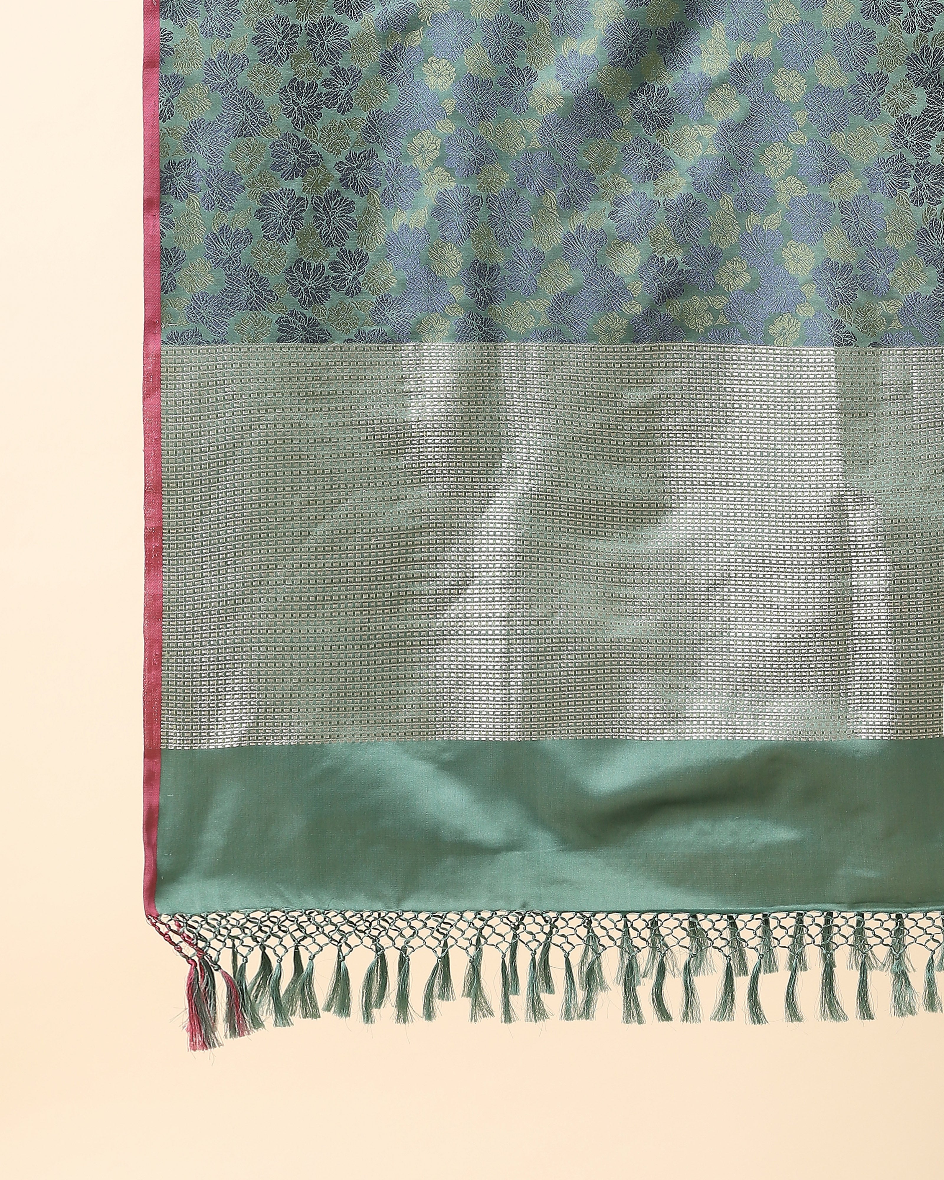 Alani Banarasi Tanchoi And Kadwa Silk Dupatta