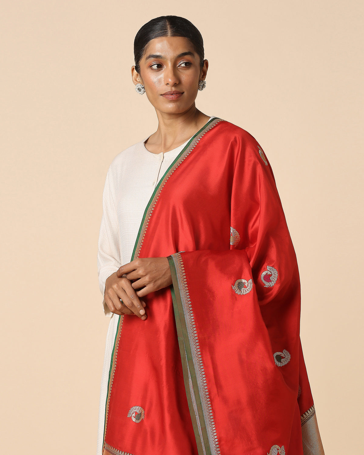 Mahi Banarasi Kadwa Silk Dupatta