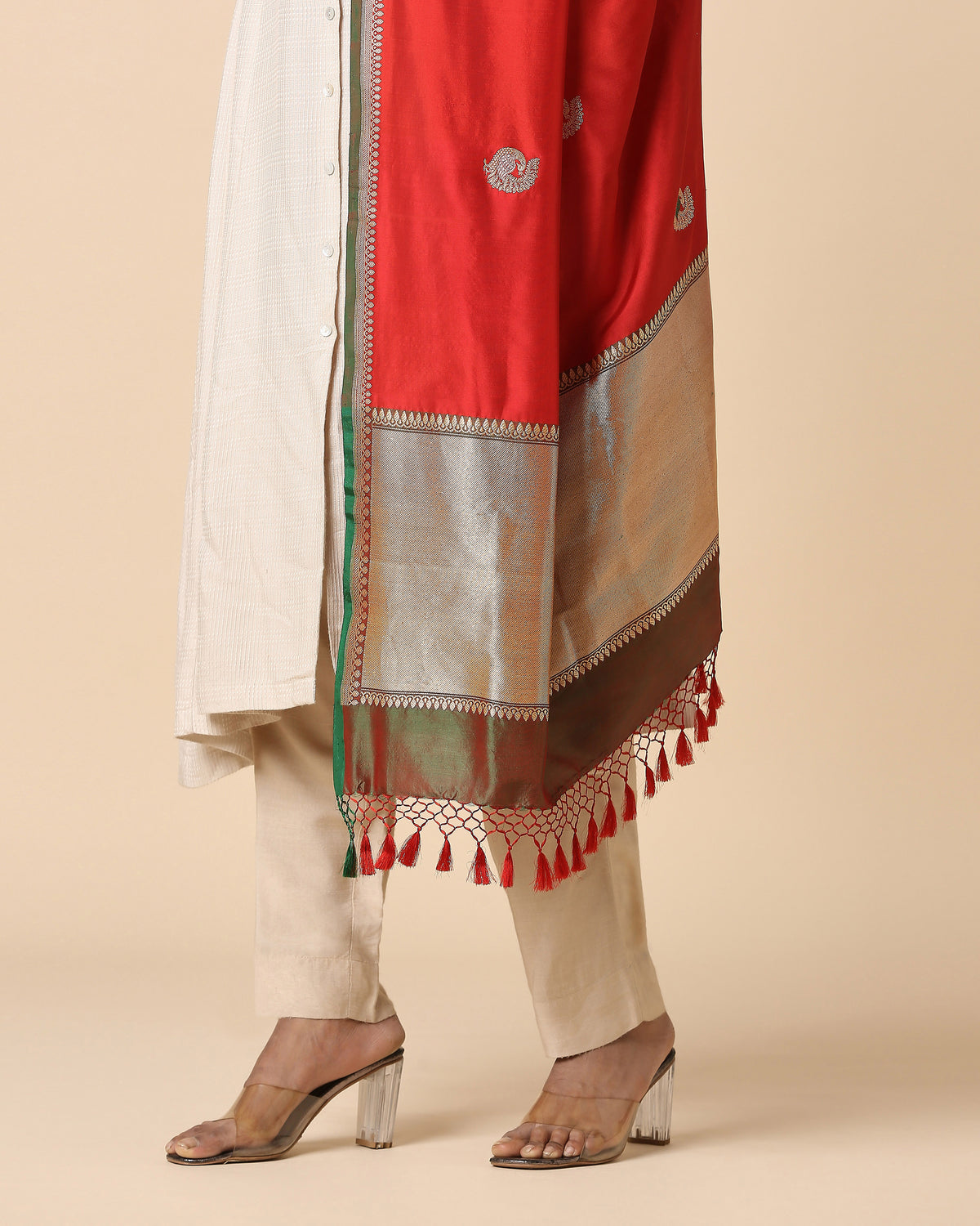 Mahi Banarasi Kadwa Silk Dupatta