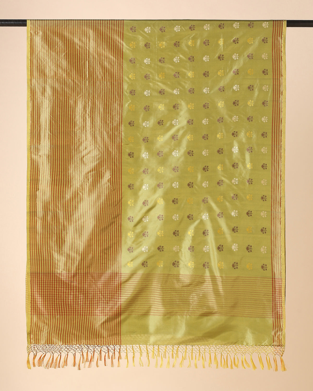 Aloshya Banarasi Cutwork Silk Dupatta