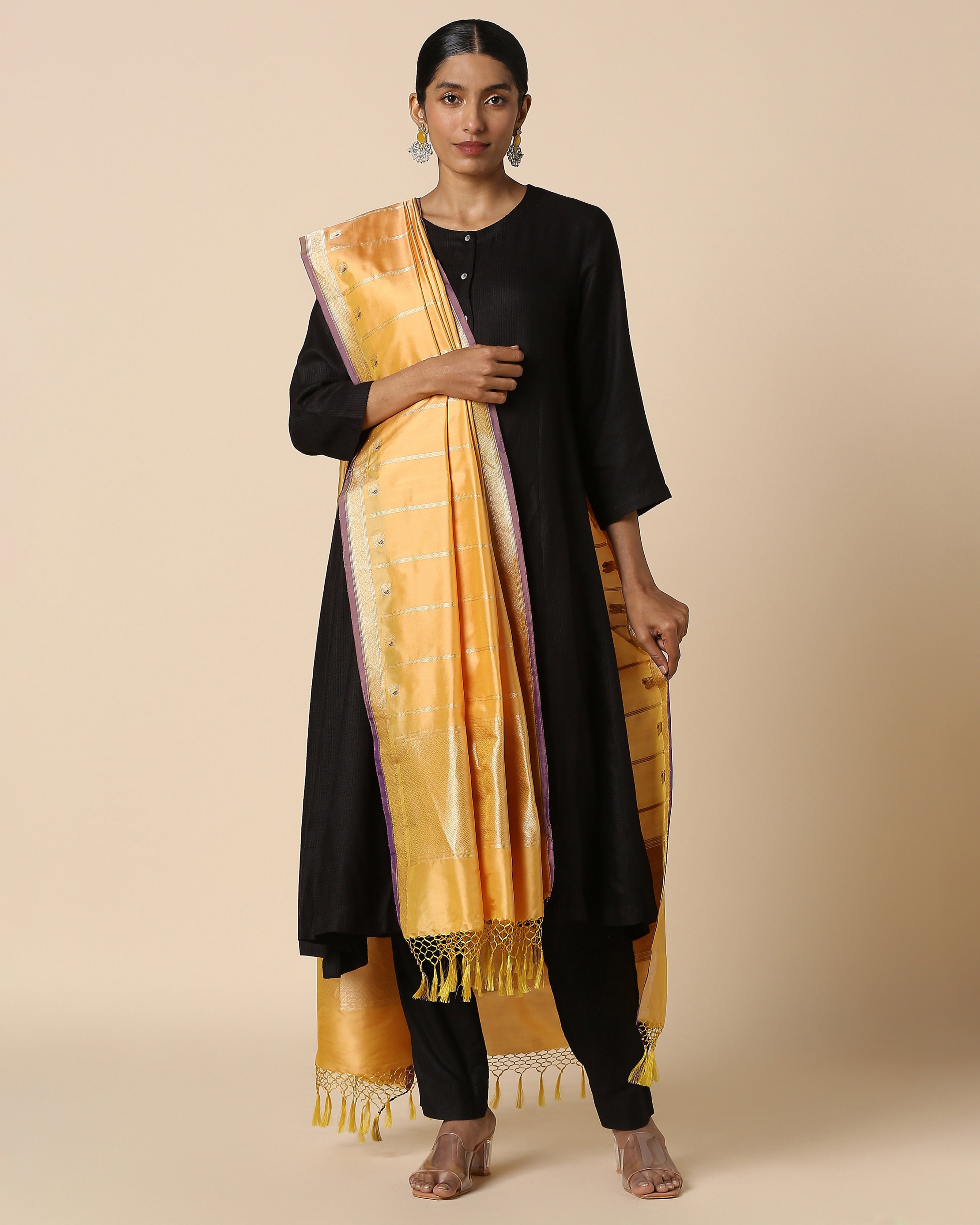 Lekshmi Banarasi Kadwa Silk Dupatta