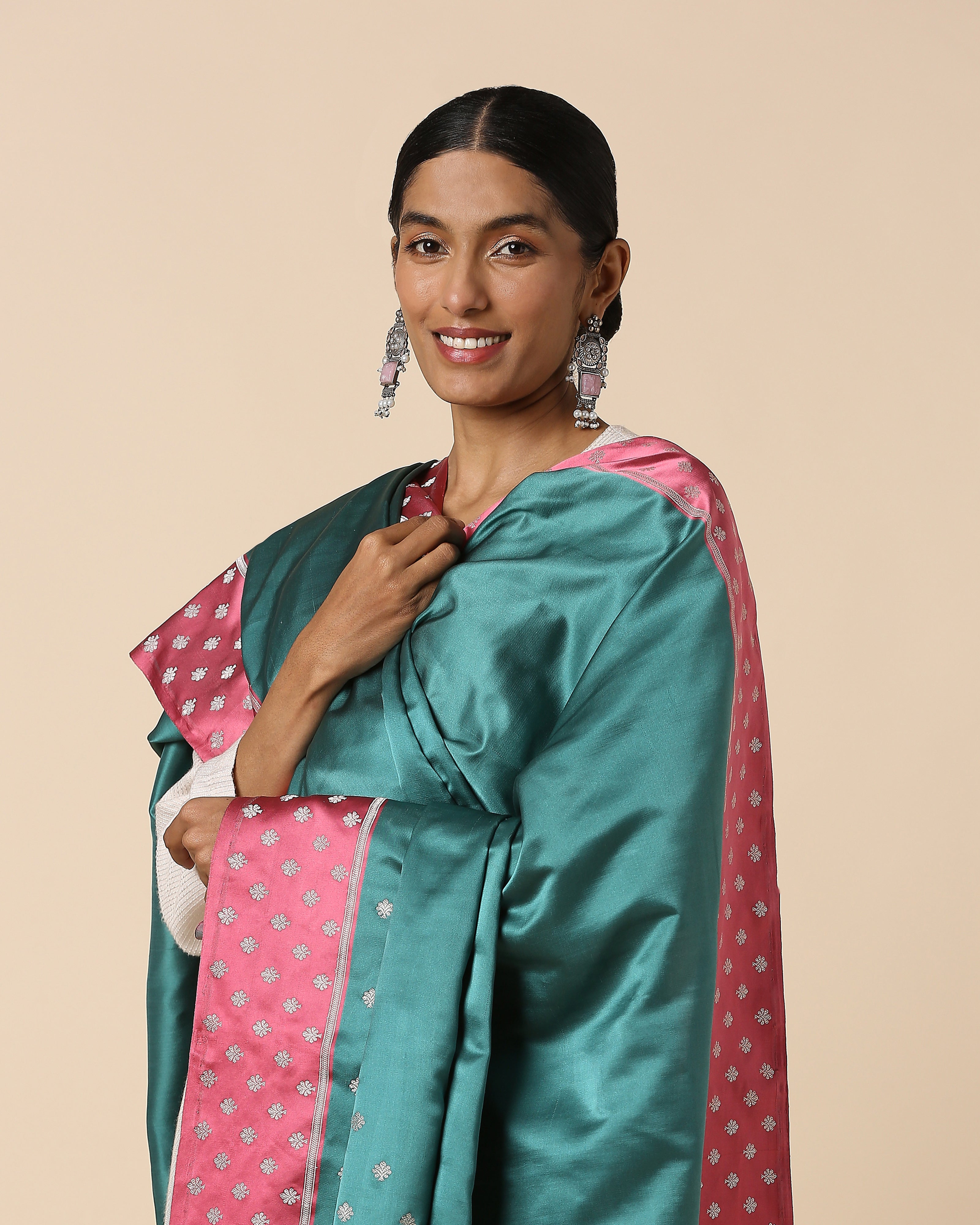 Harleen Banarasi Tanchoi And Kadwa Silk Dupatta