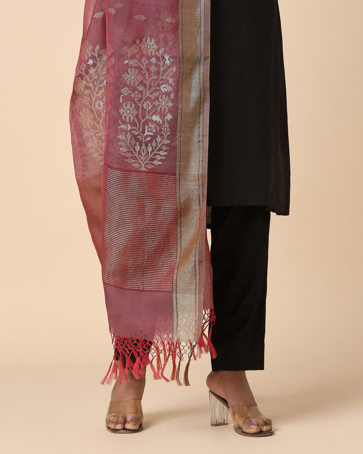 Mehak Banarasi Jamdani Silk Cotton Dupatta