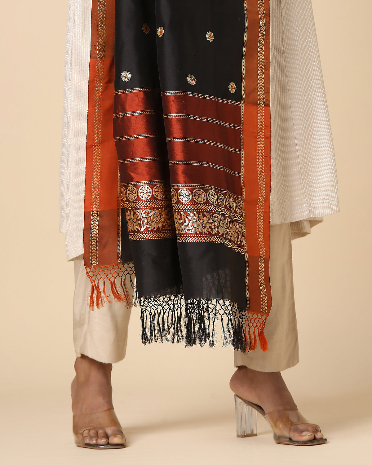 Mahira Banarasi Kadwa Silk Dupatta