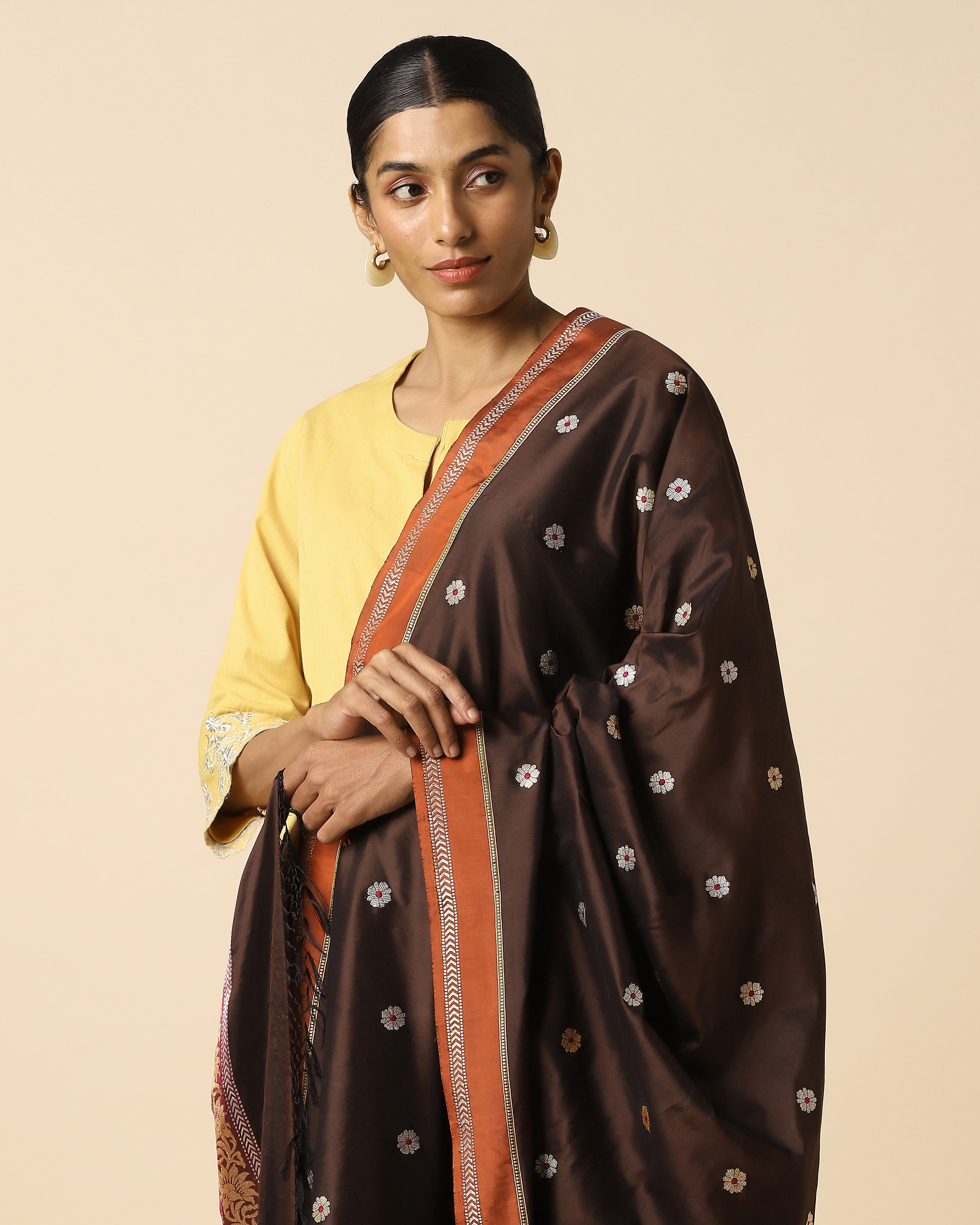 Mahira Banarasi Kadwa Silk Dupatta