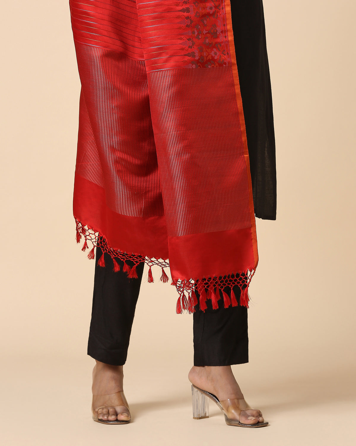 Nalin Banarasi Tanchoi Silk Dupatta