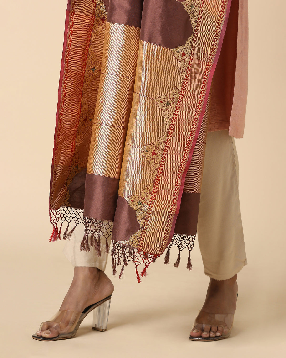 Darina Banarasi Kadwa Silk Dupatta