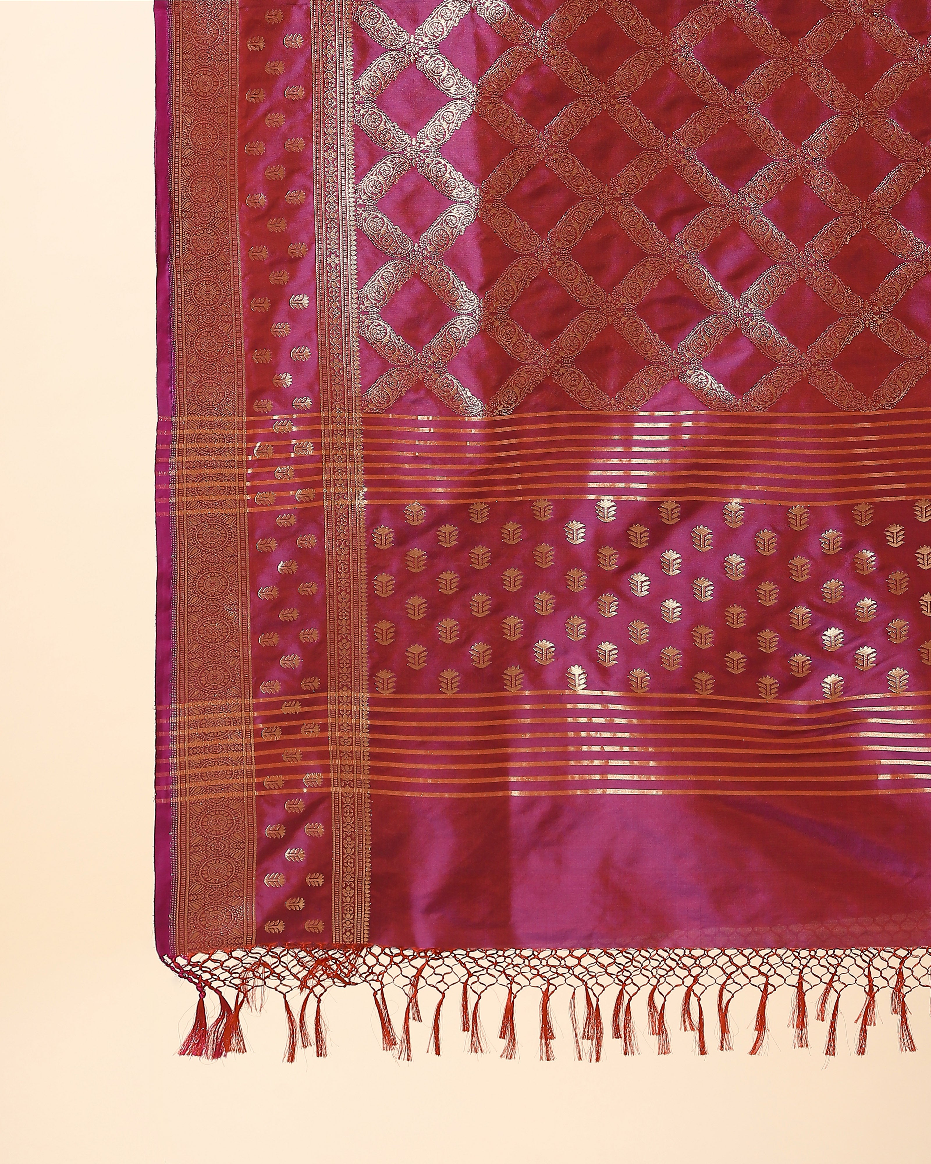 Hilda Banarasi Cutwork Silk Dupatta