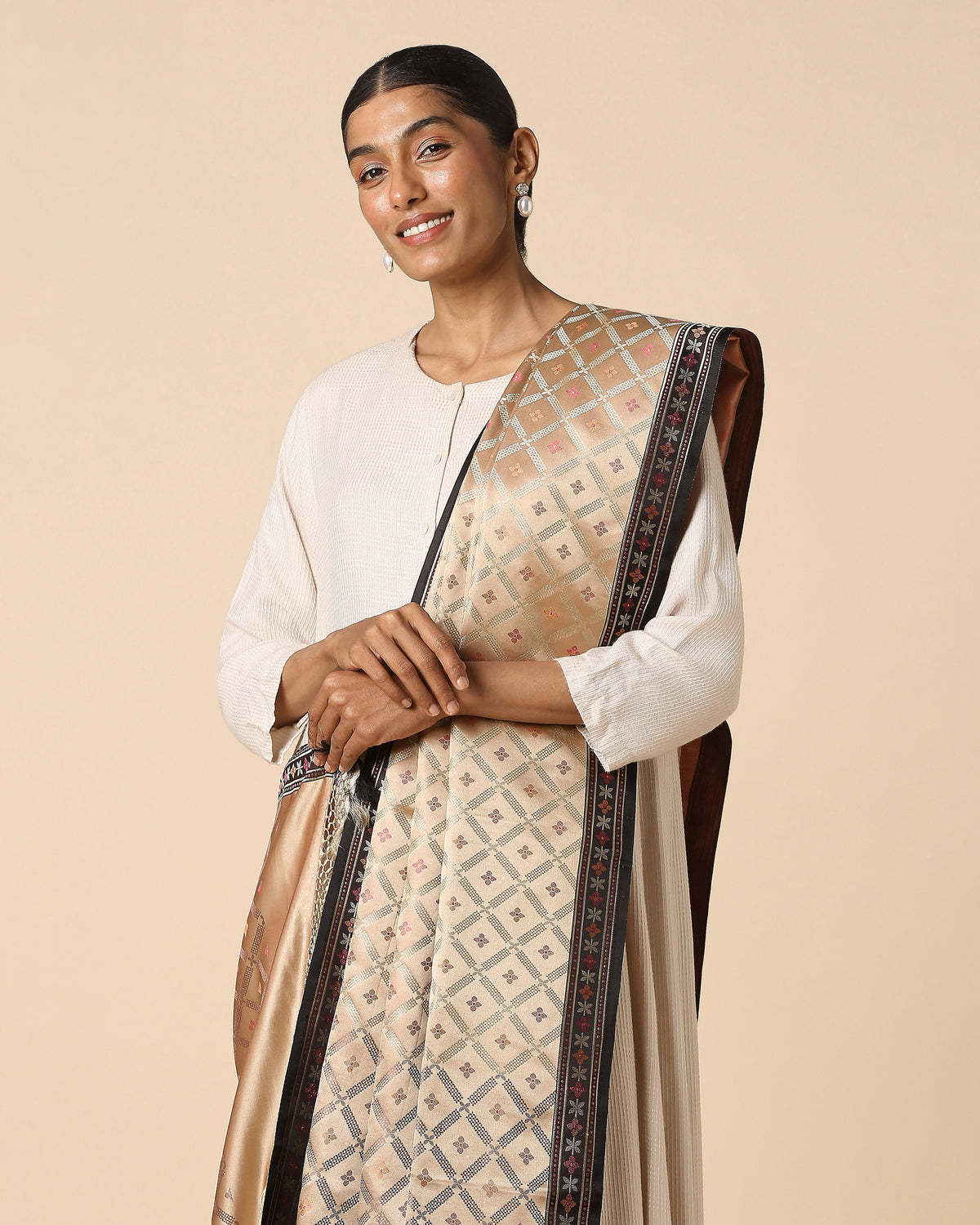 Ambuja Banarasi Tanchoi Silk Dupatta