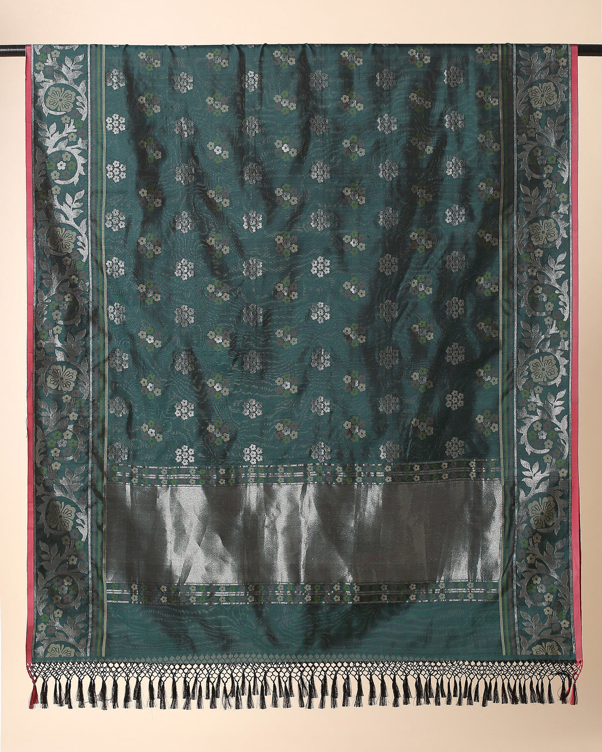 Amritini Banarasi Jamdani Silk Cotton Dupatta