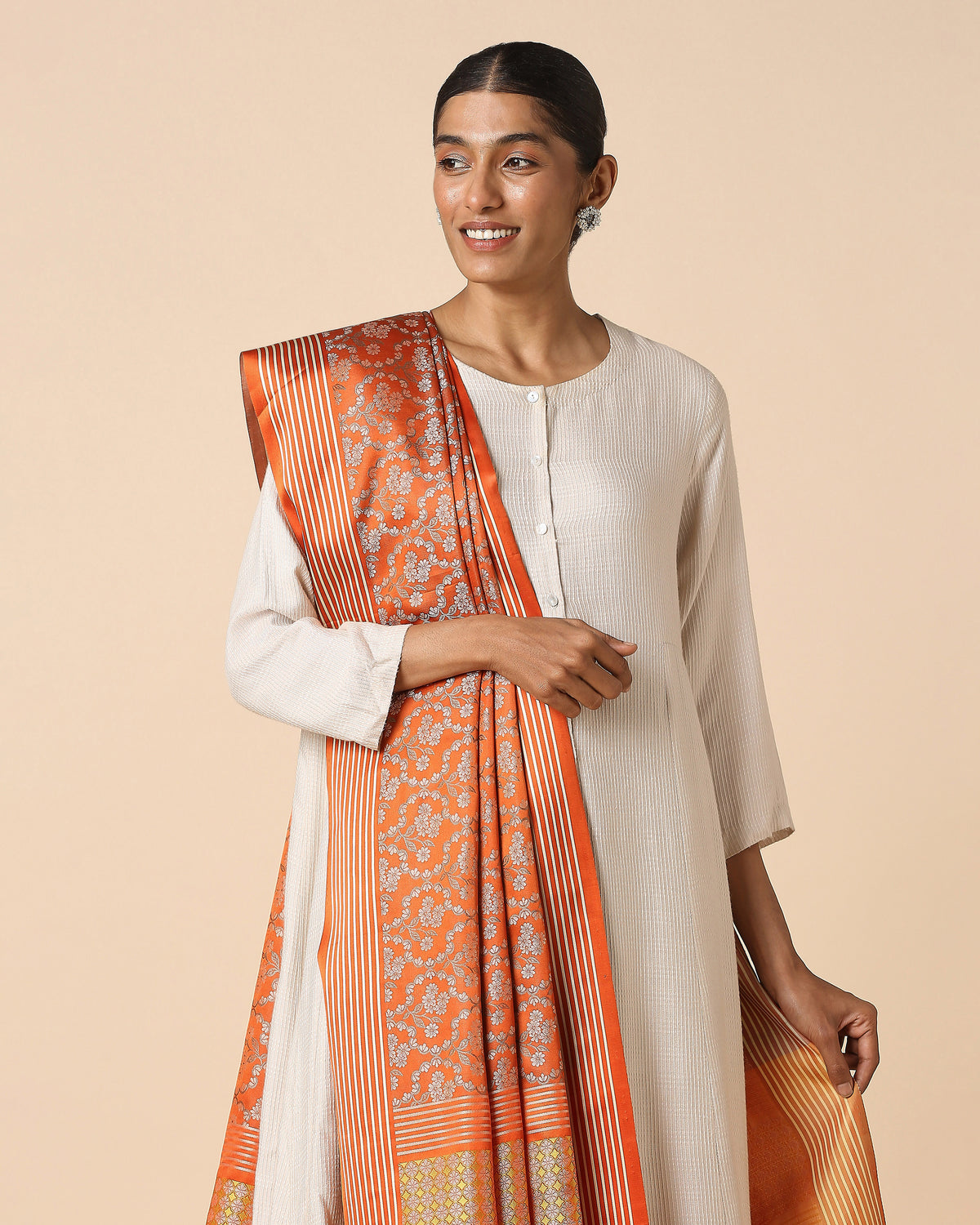 Devon Banarasi Tanchoi Silk Dupatta