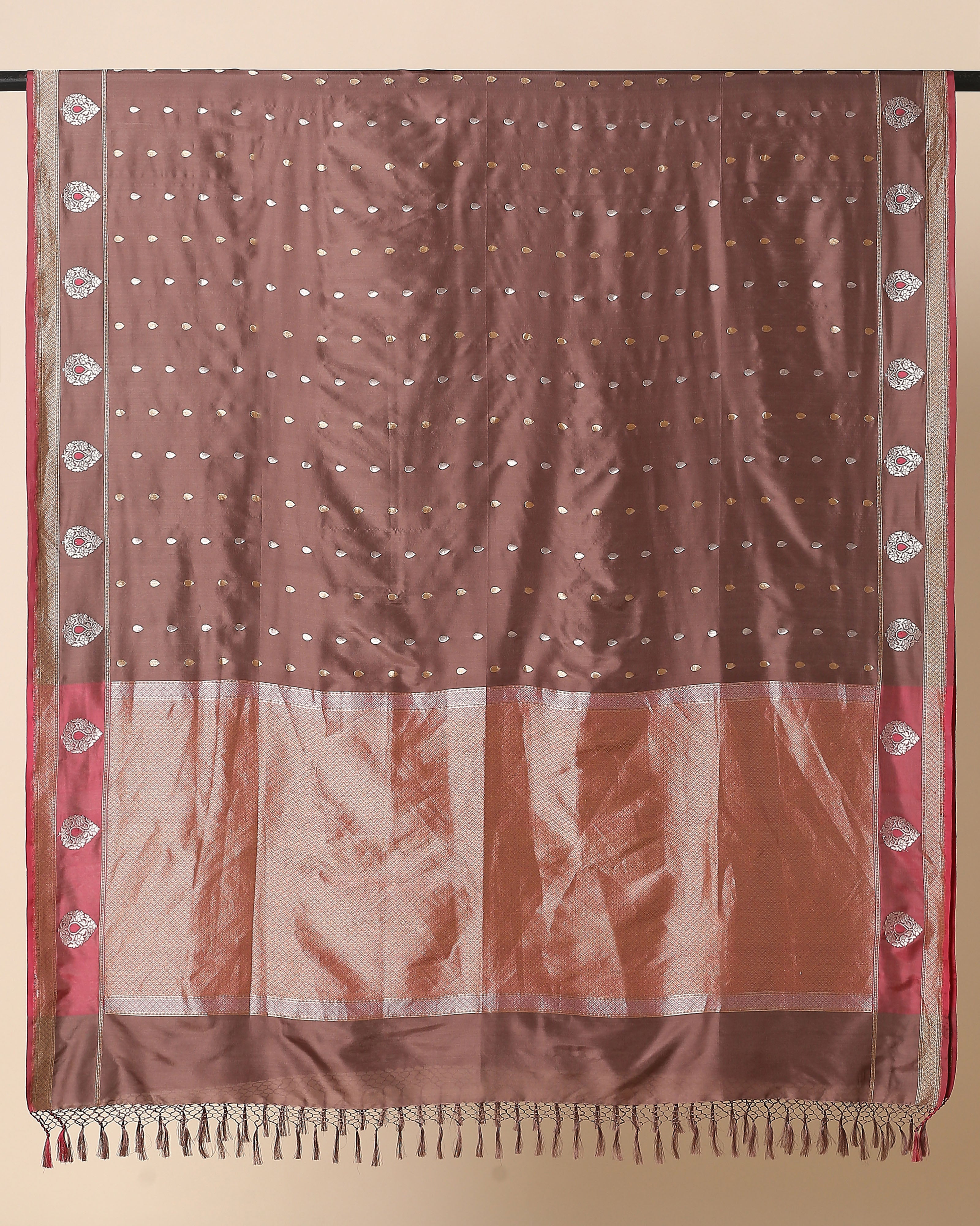 Jyoti Banarasi Cutwork Silk Dupatta