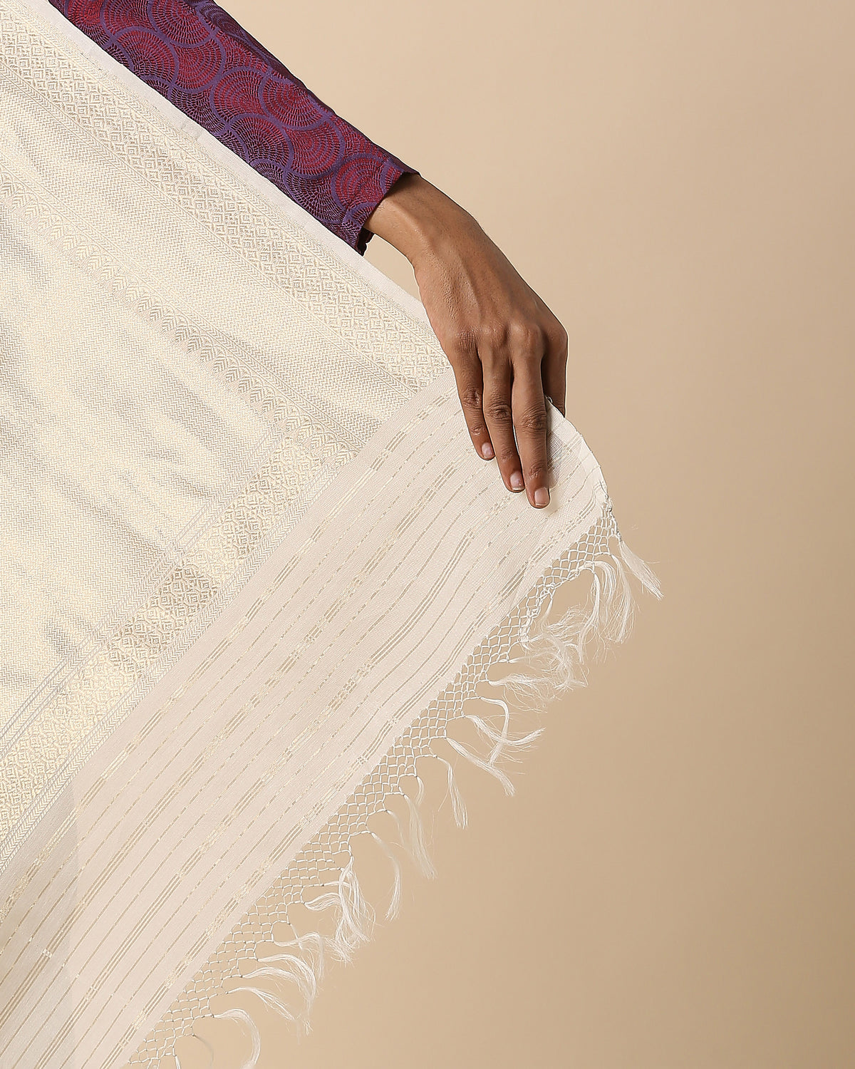 Alayna Banarasi Kadwa Silk Cotton Saree
