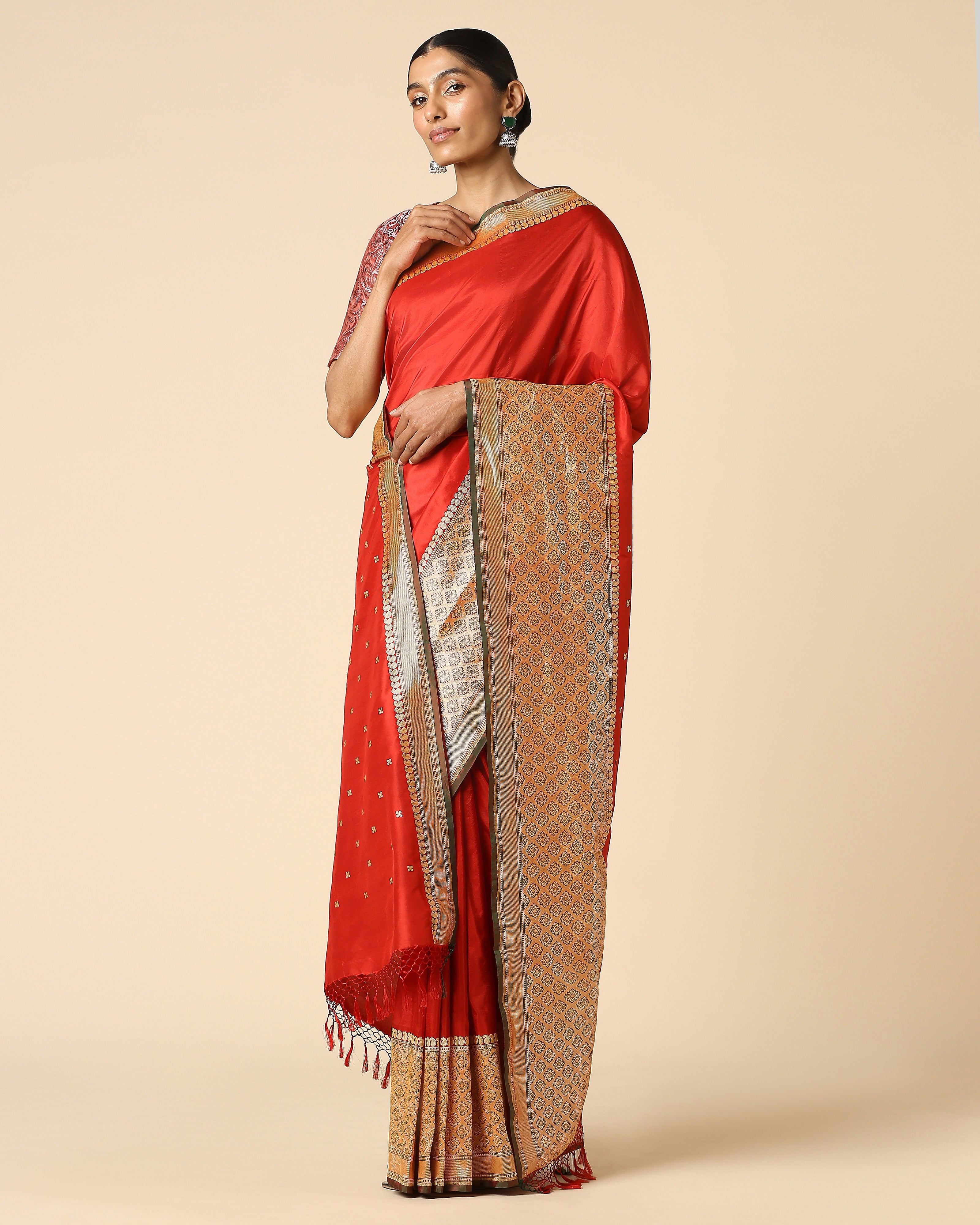 Sitar Banarasi Kadwa Silk Saree