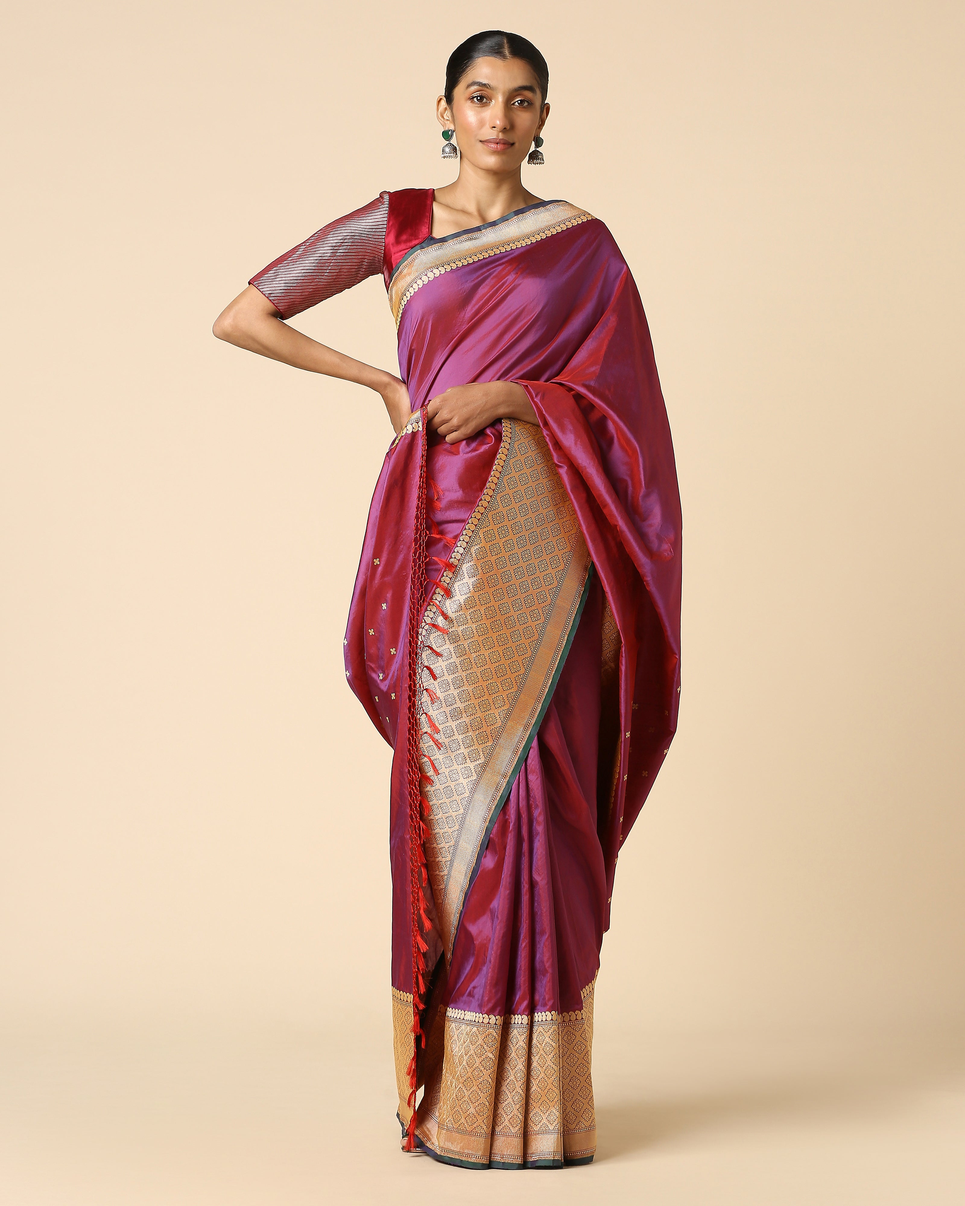 Sitar Banarasi Kadwa Silk Saree