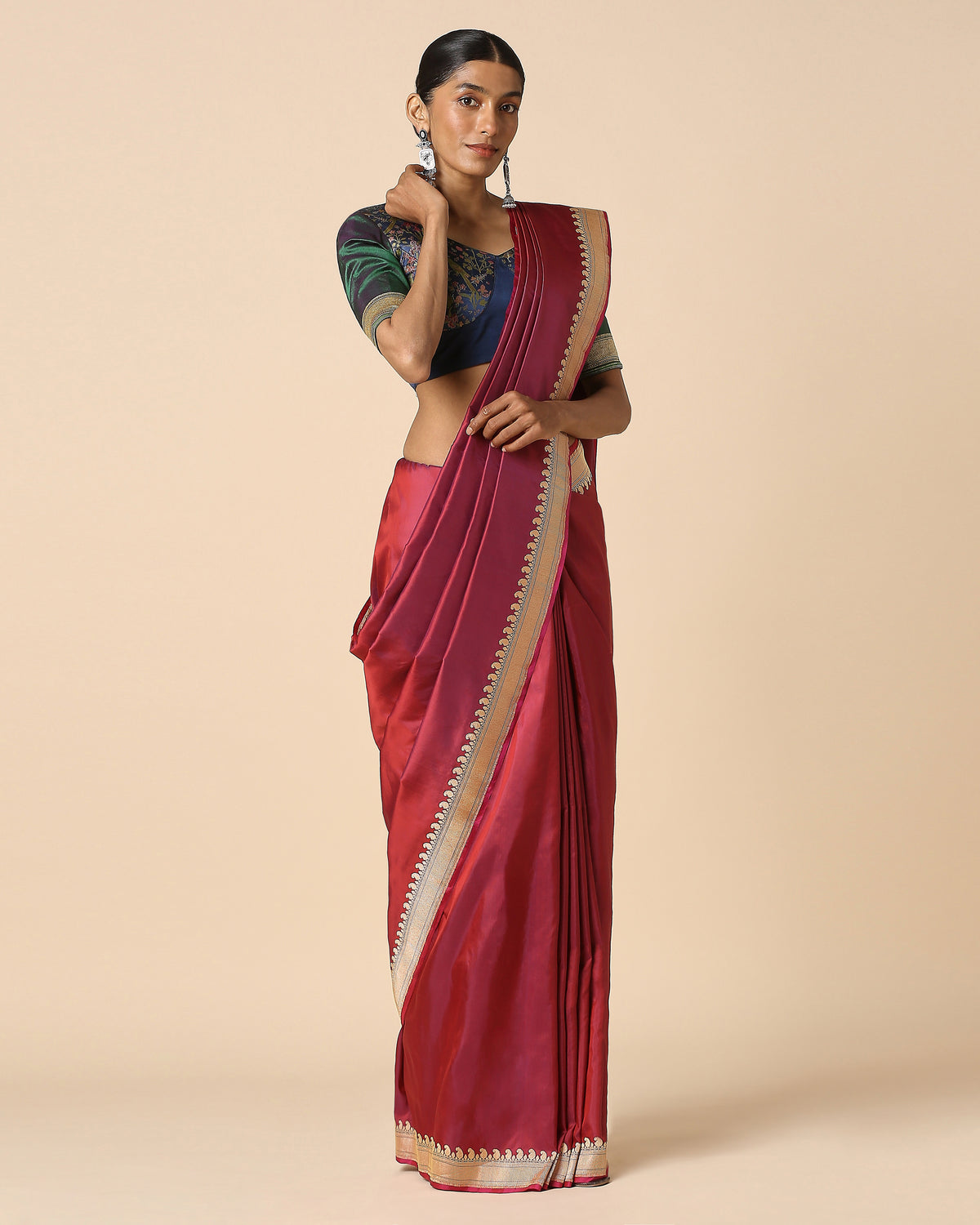 Keerthi Banarasi Kadwa Silk Saree