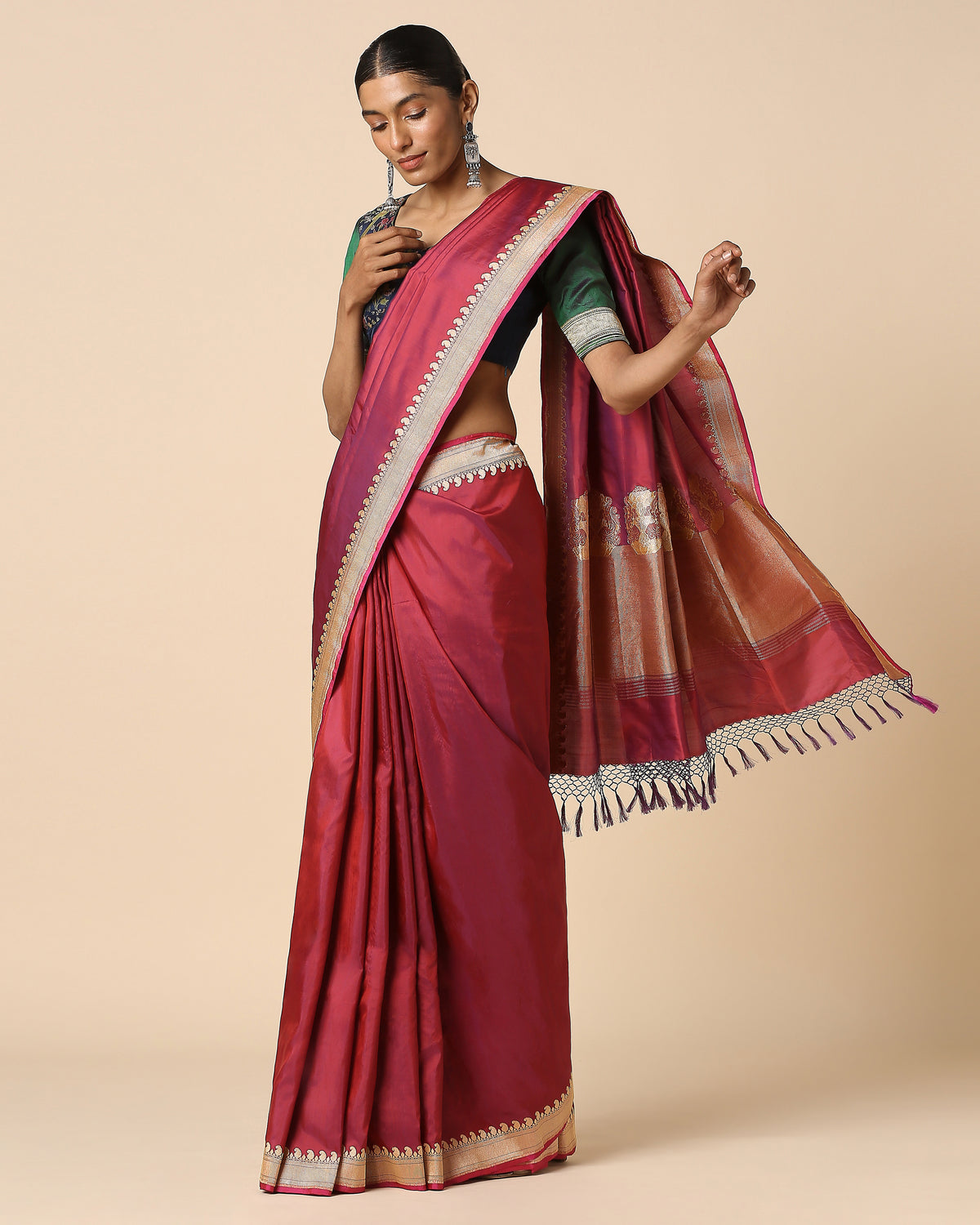 Keerthi Banarasi Kadwa Silk Saree