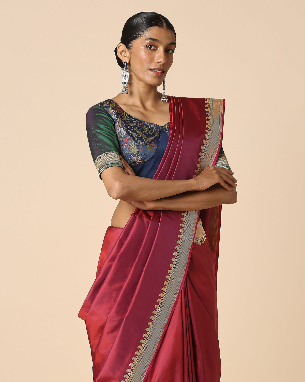 Keerthi Banarasi Kadwa Silk Saree
