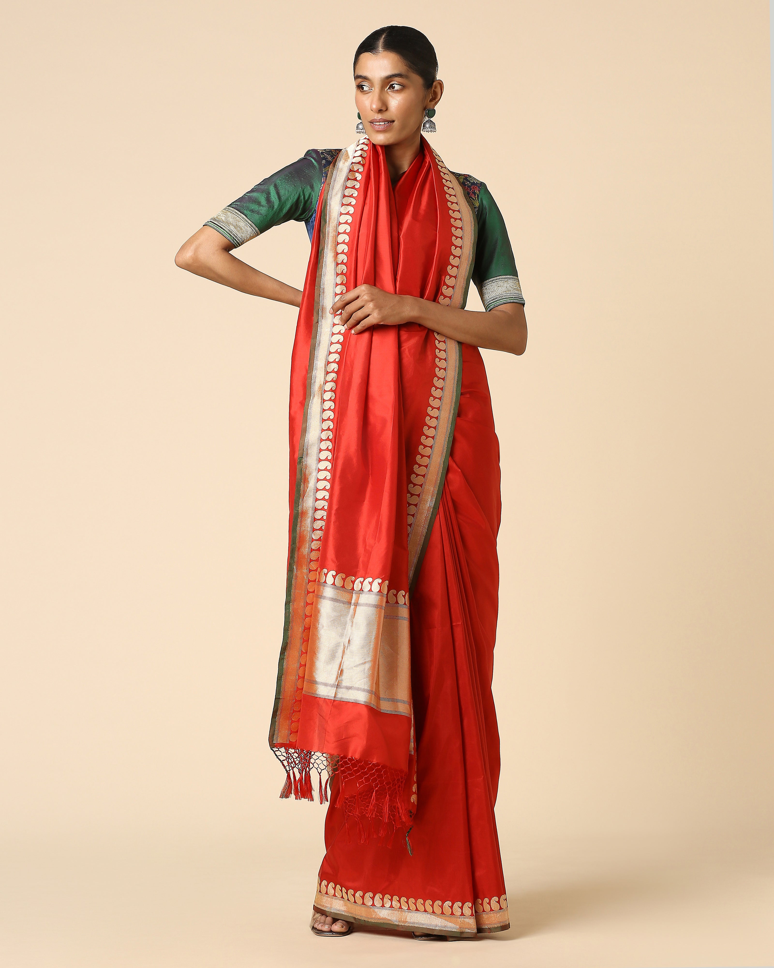 Sreya Banarasi Kadwa Silk Saree