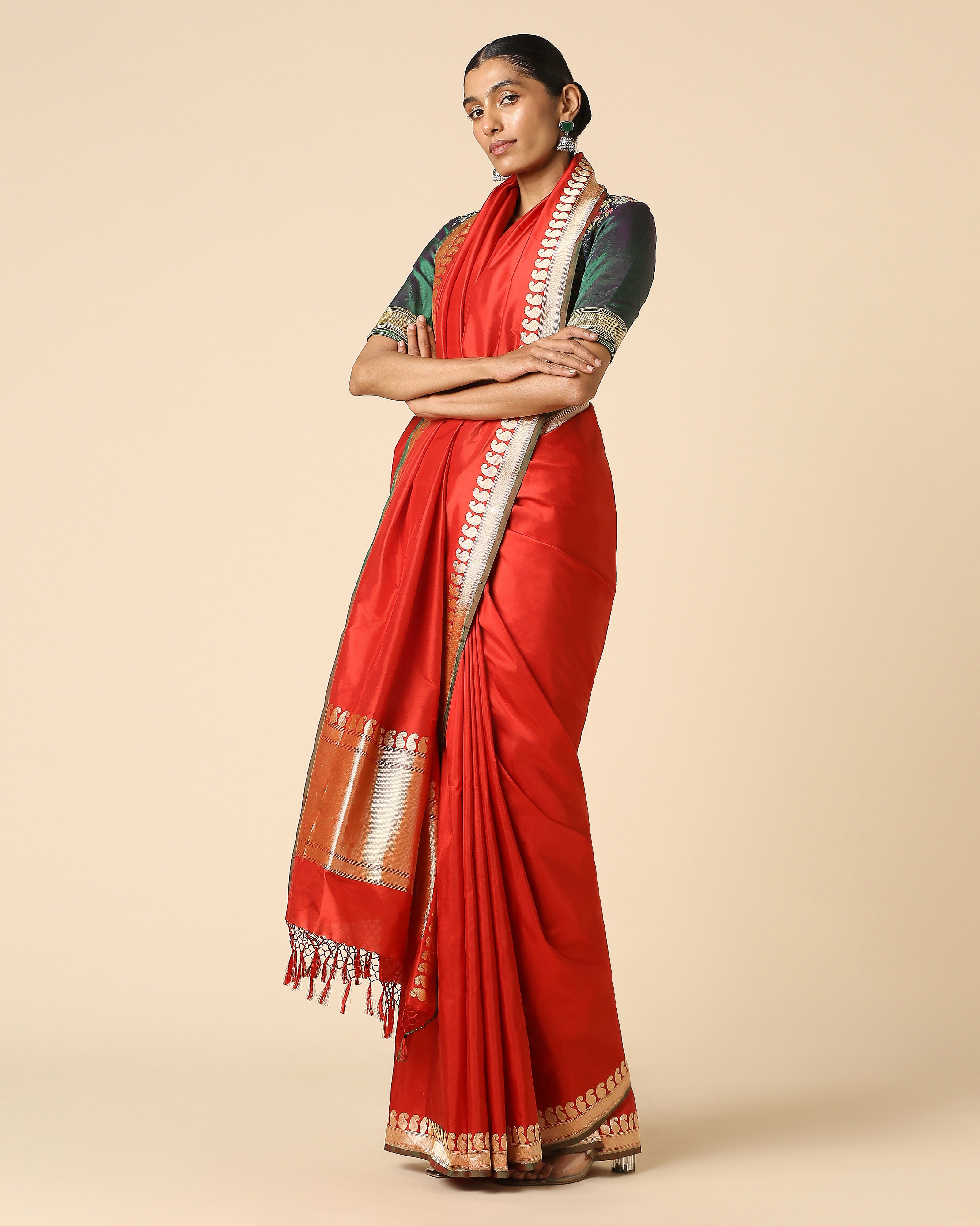 Sreya Banarasi Kadwa Silk Saree