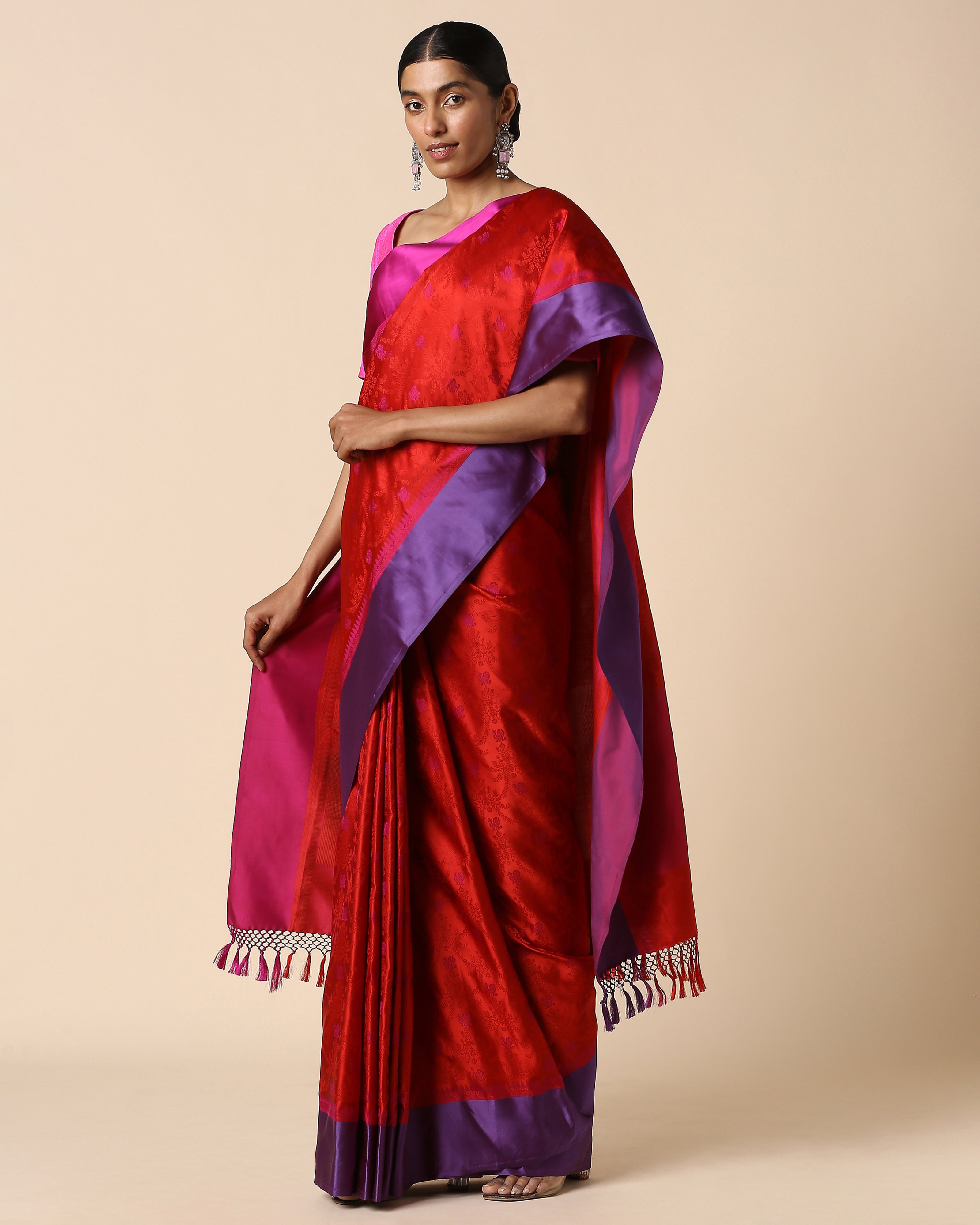 Ishika Banarasi Tanchoi Silk Saree