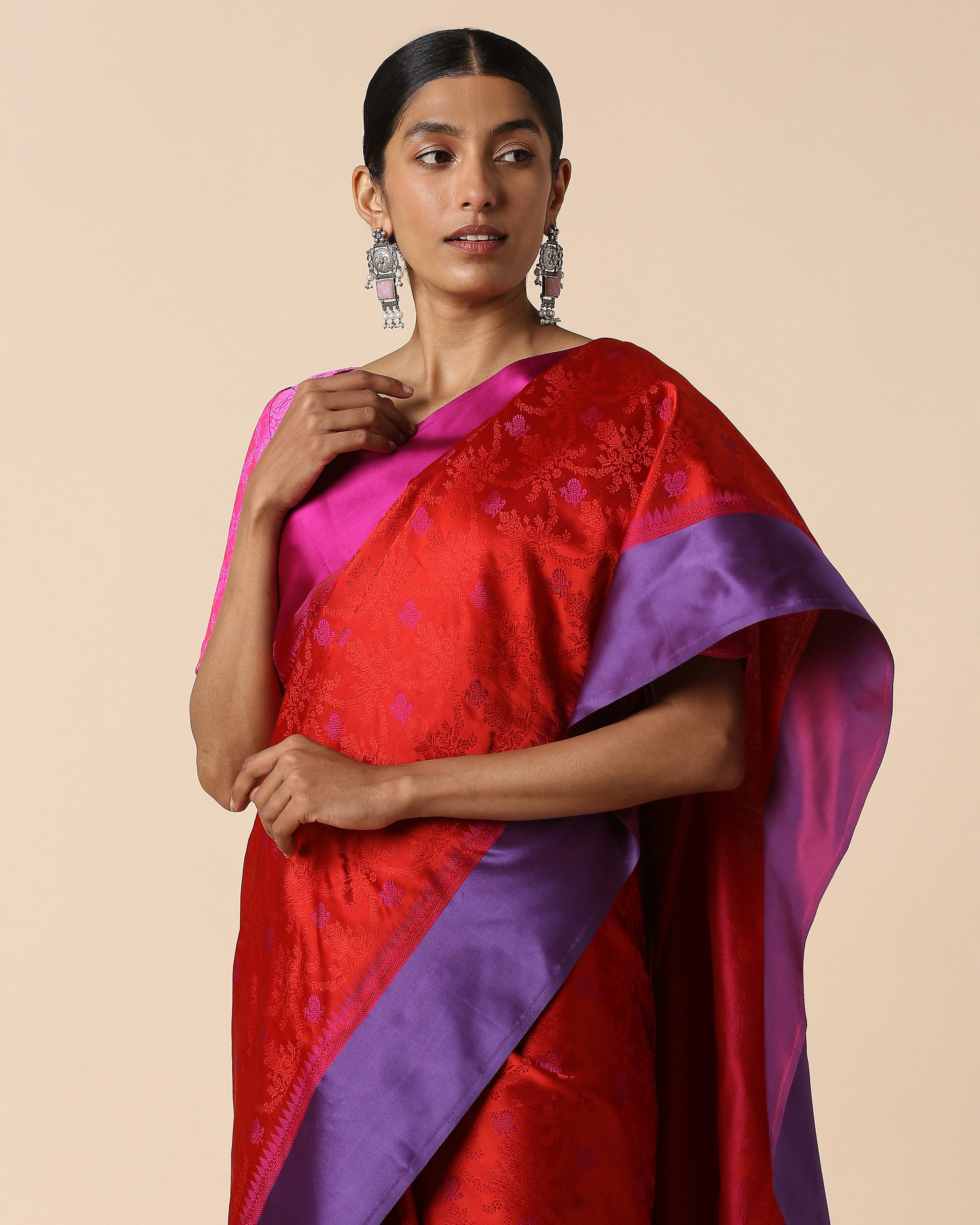 Ishika Banarasi Tanchoi Silk Saree